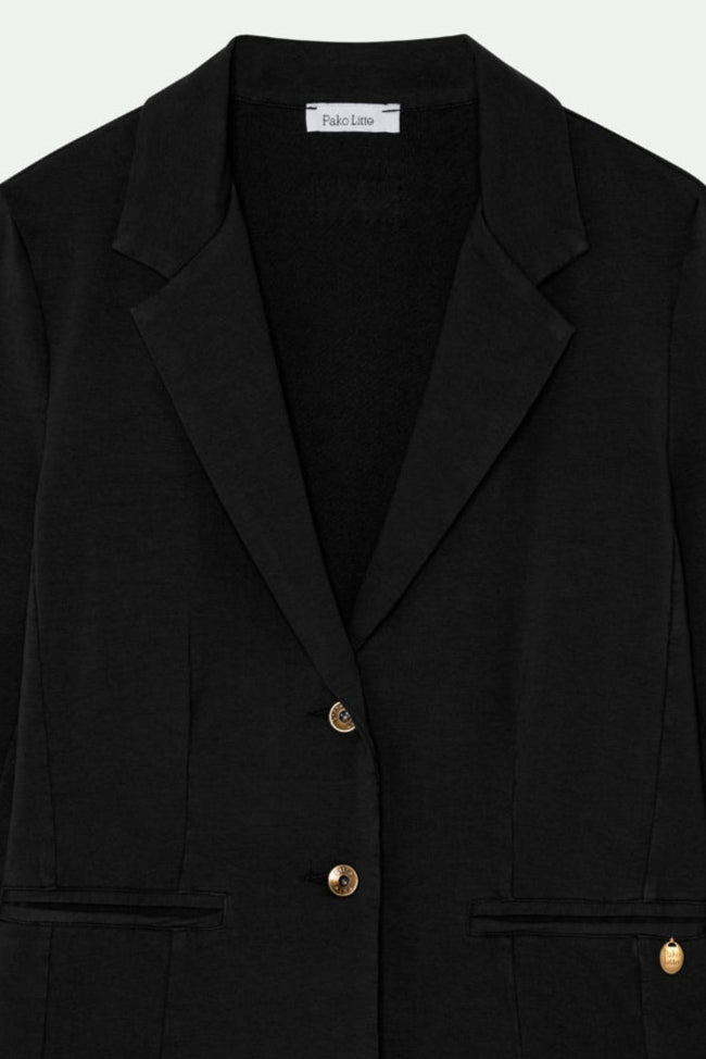 BLAZER MOLLETON ADELIA NOIR