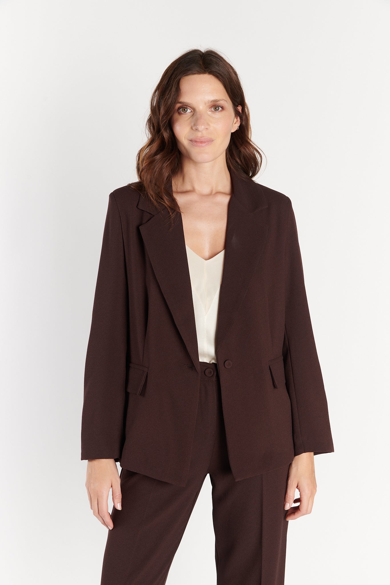 BLAZER AMPLE CÉSAR CHOCO