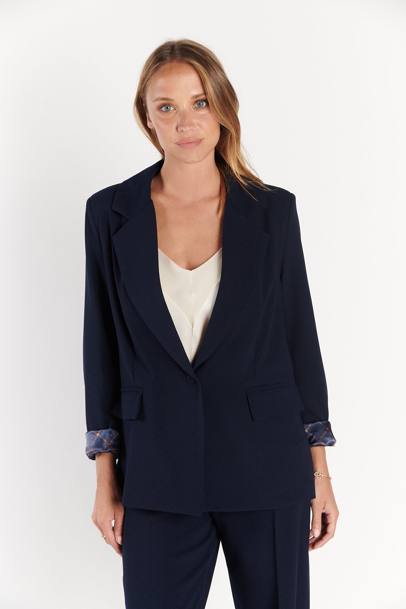 BLAZER AMPLE CÉSAR MARINE