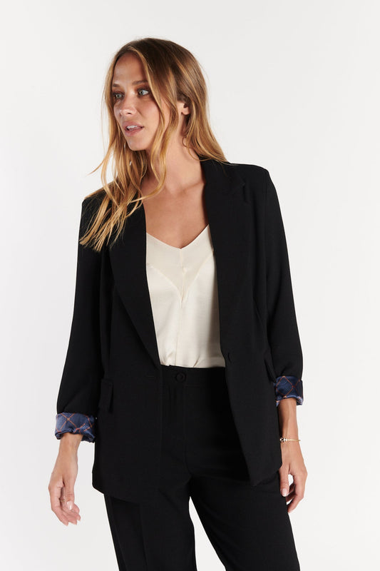 BLAZER AMPLE CÉSAR NOIR