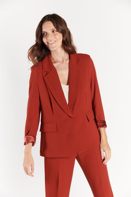 BLAZER AMPLE CÉSAR SAFRAN