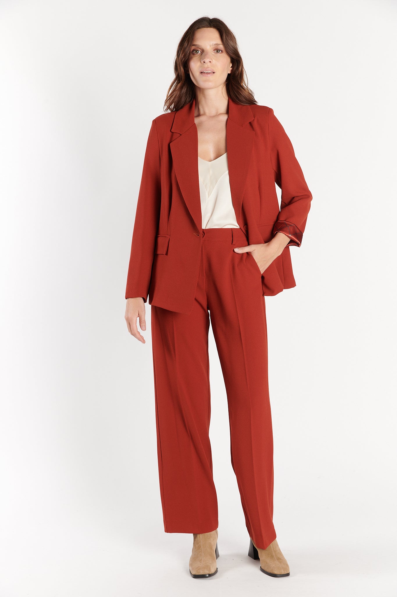 BLAZER AMPLE CÉSAR SAFRAN