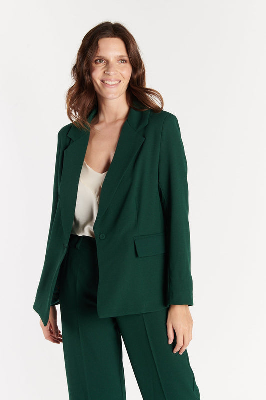 BLAZER AMPLE CÉSAR VERT PIN