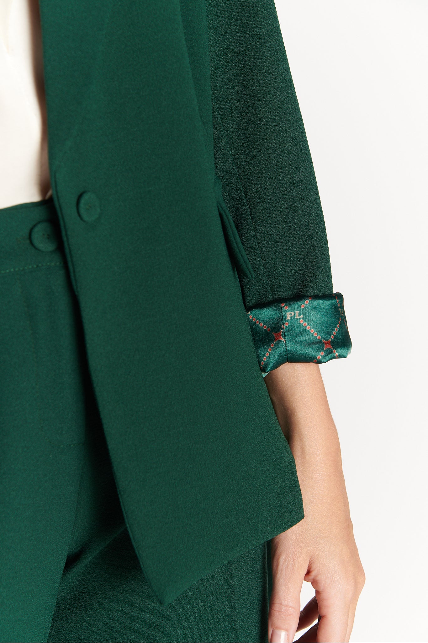BLAZER AMPLE CÉSAR VERT PIN