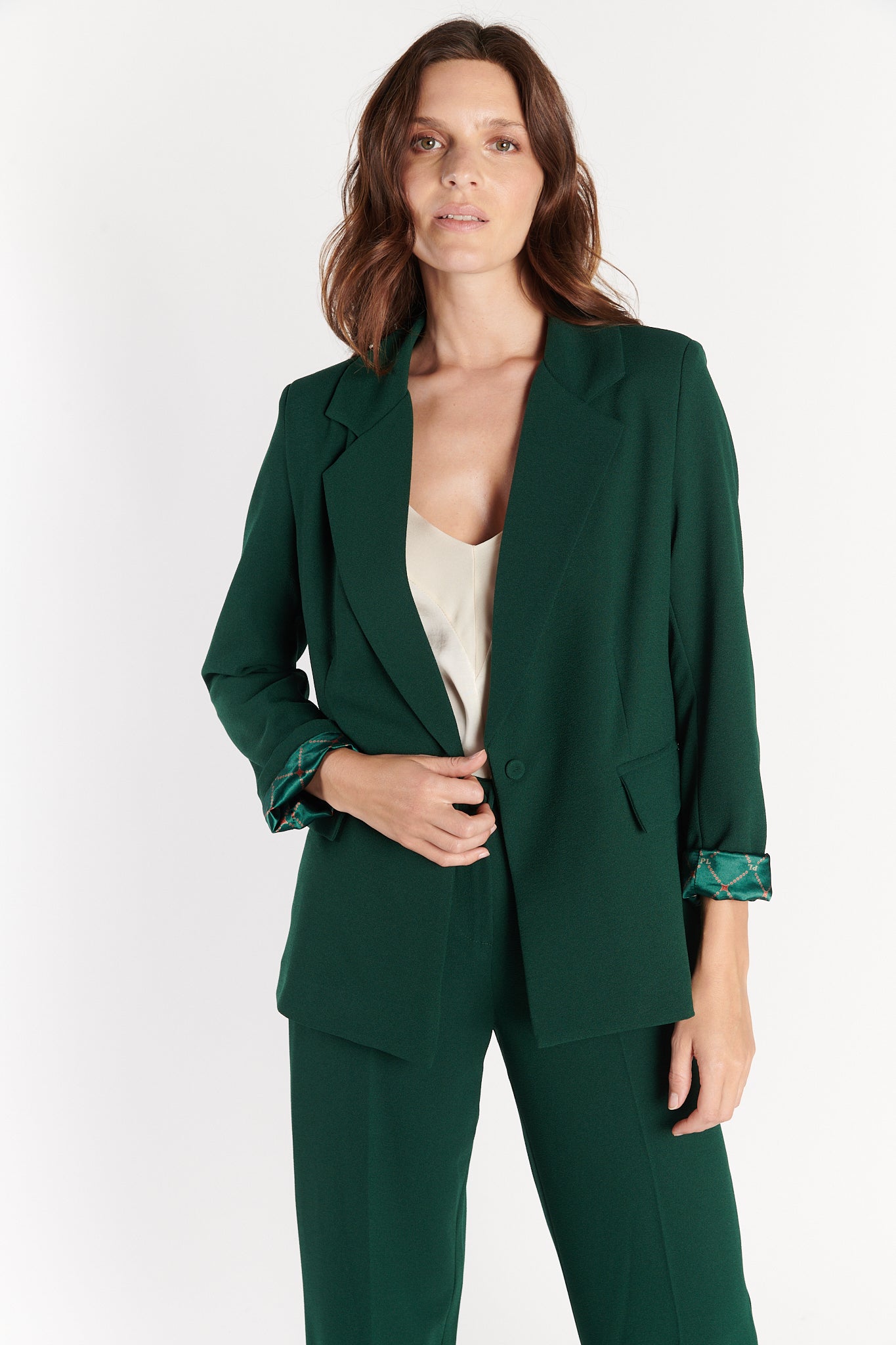 BLAZER AMPLE CÉSAR VERT PIN