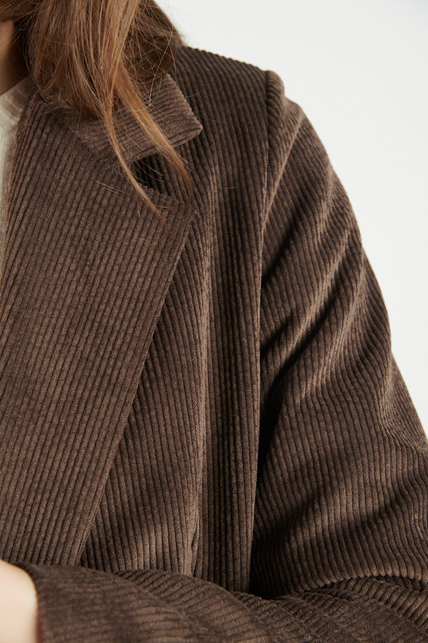 BLAZER VELOURS BETH CHOCO