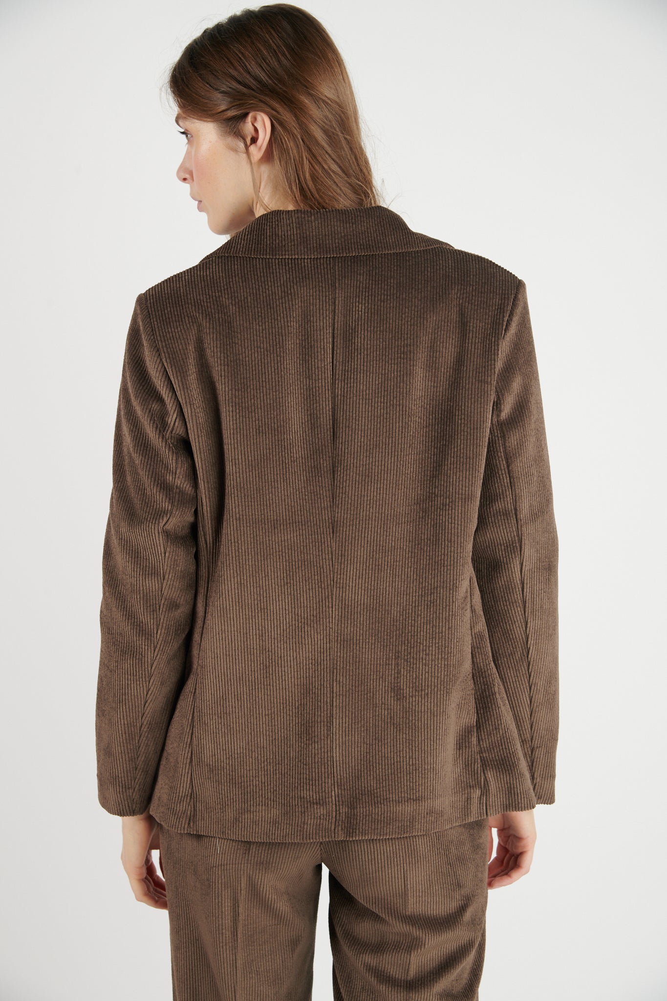 BLAZER VELOURS BETH CHOCO