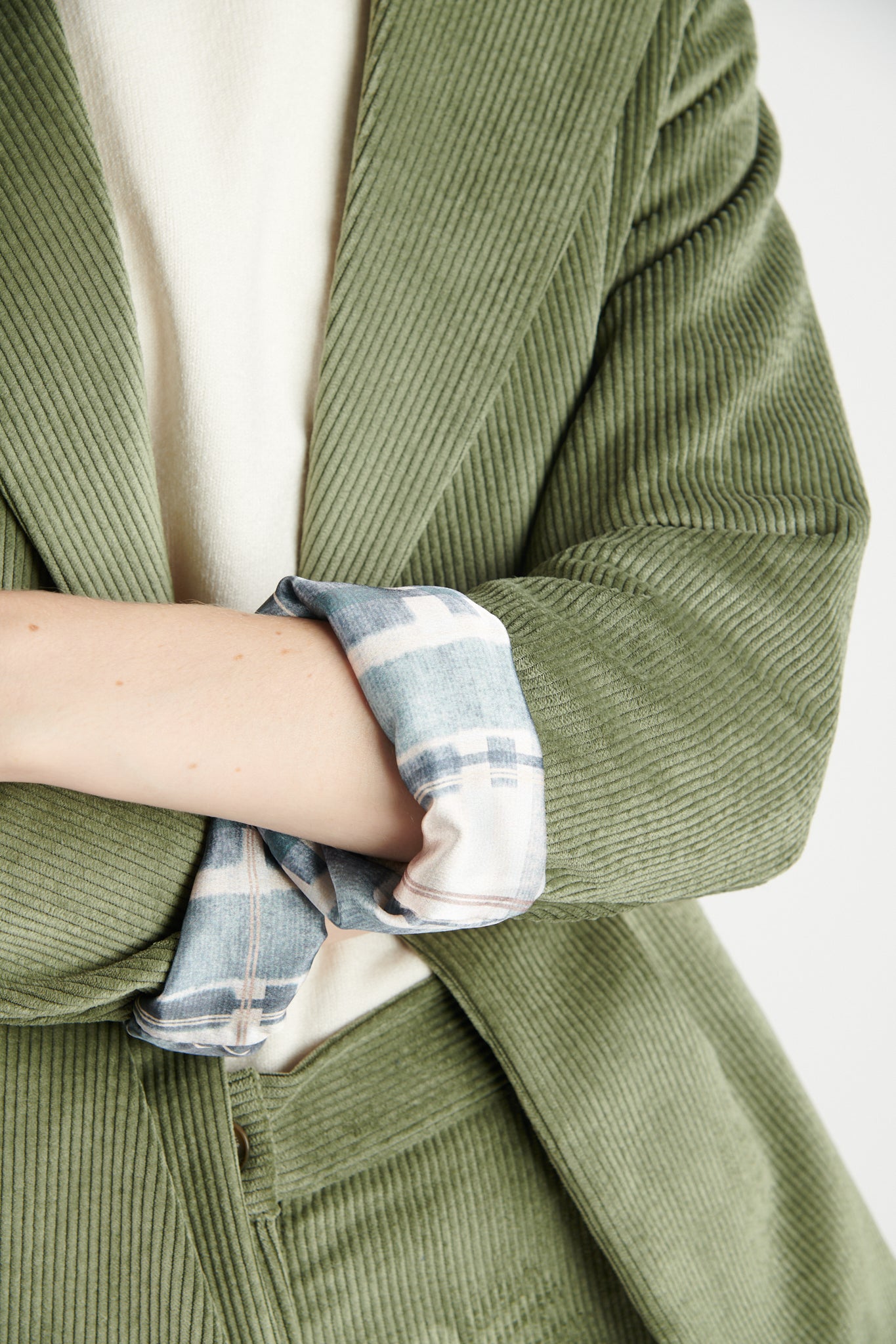 BLAZER VELOURS BETH KAKI