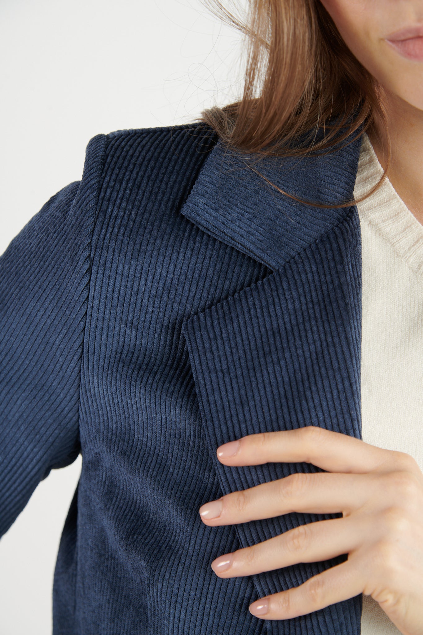 BLAZER VELOURS BETH MARINE