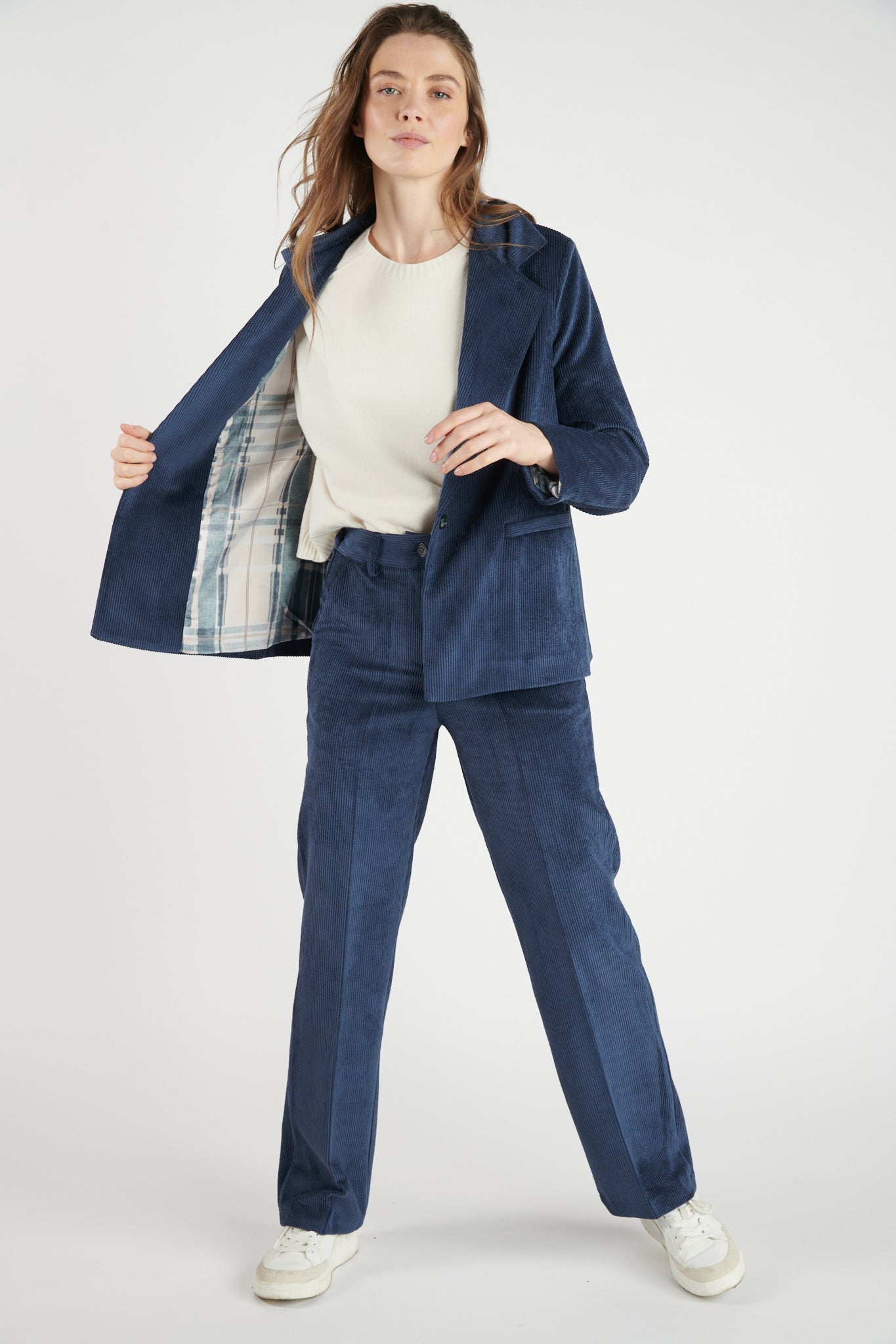 BLAZER VELOURS BETH MARINE