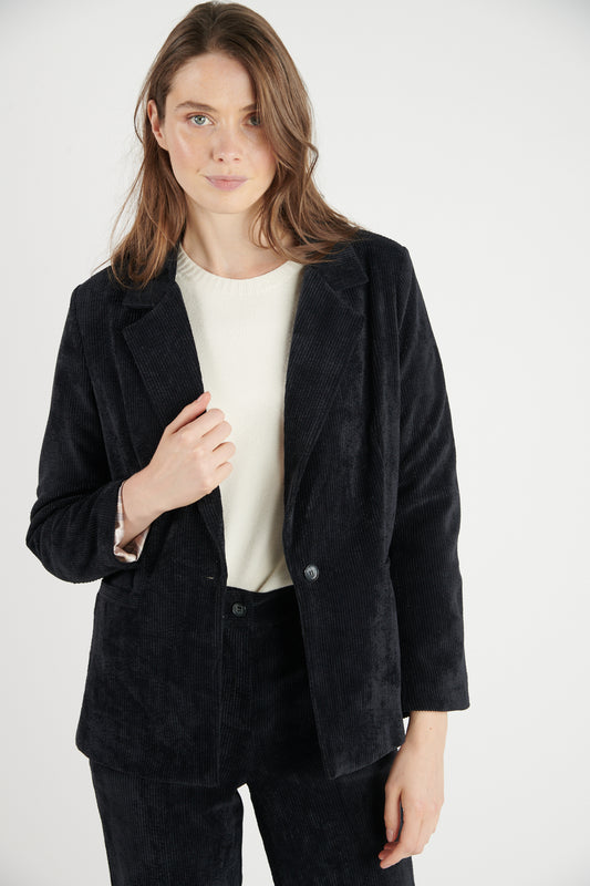 BLAZER VELOURS BETH NOIR