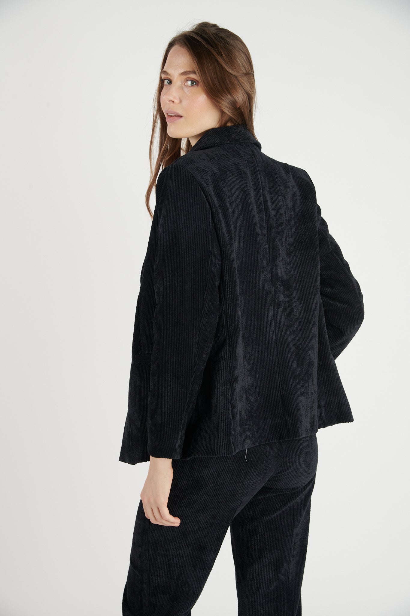 BLAZER VELOURS BETH NOIR