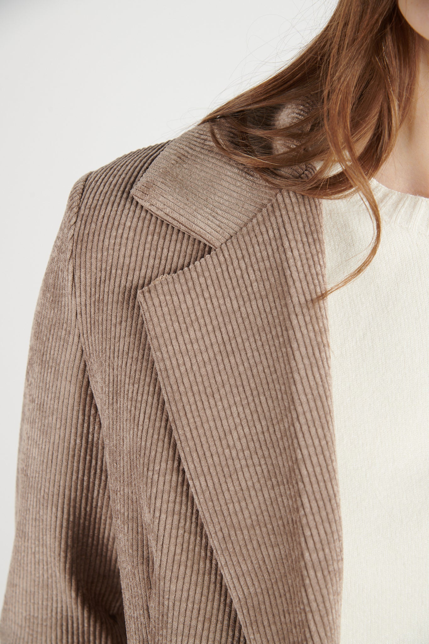 BLAZER VELOURS BETH TAUPE