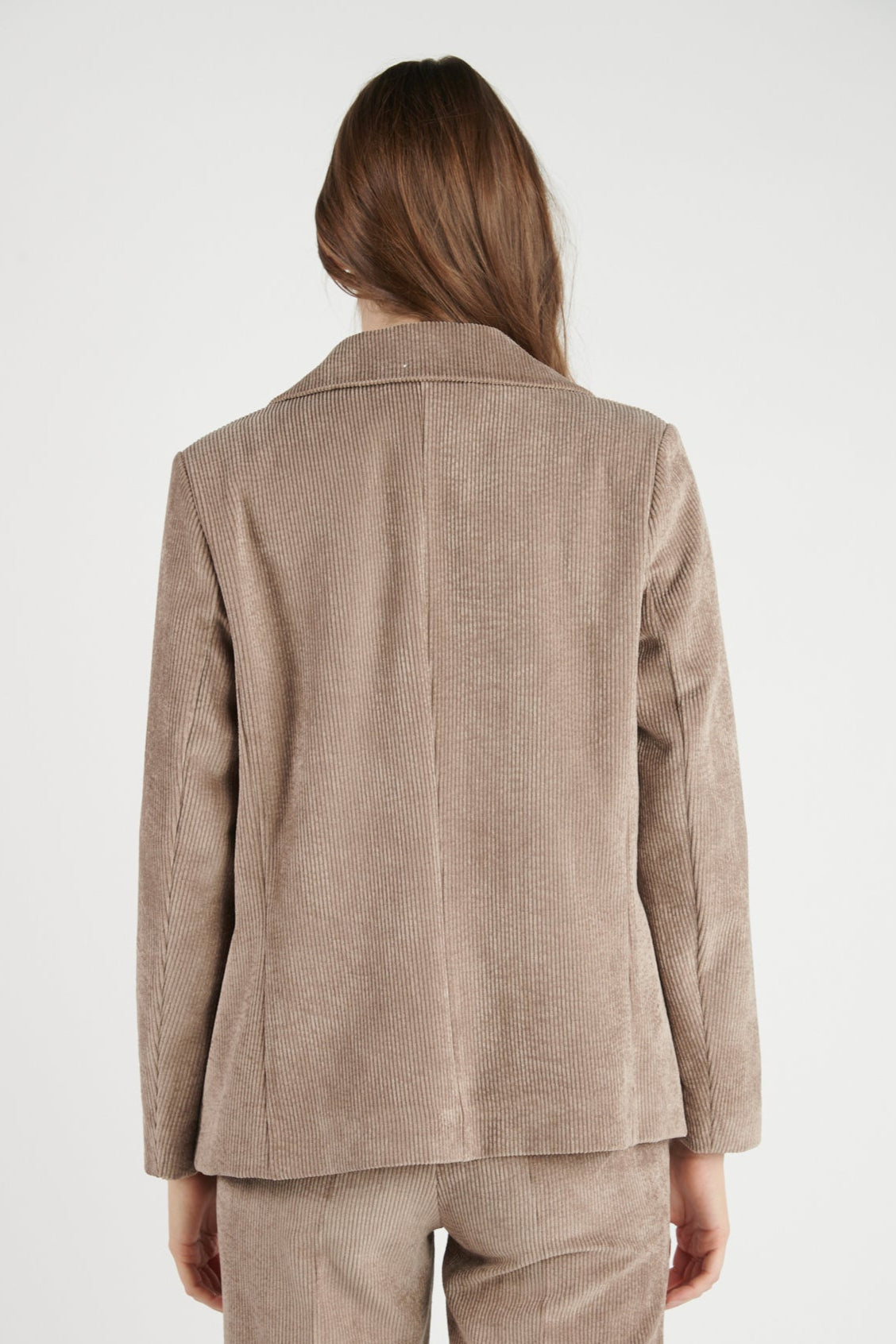 BLAZER VELOURS BETH TAUPE