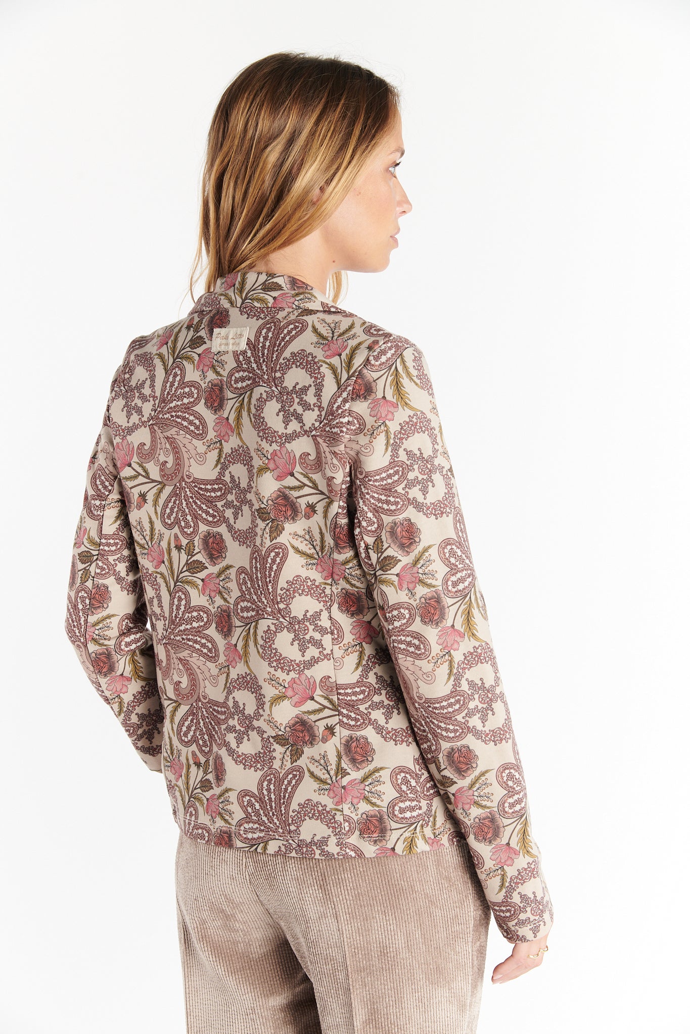 BLAZER IMPRIMÉ SALVADOR BEIGE FLORAL