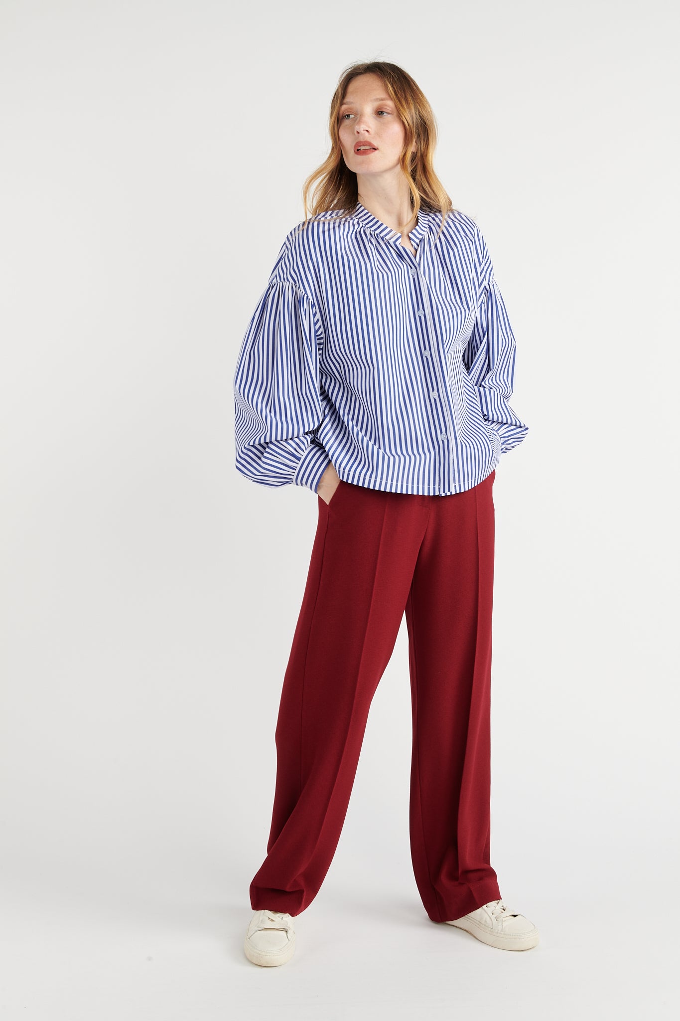 BLOUSE RAYURES MARINE BADYSS