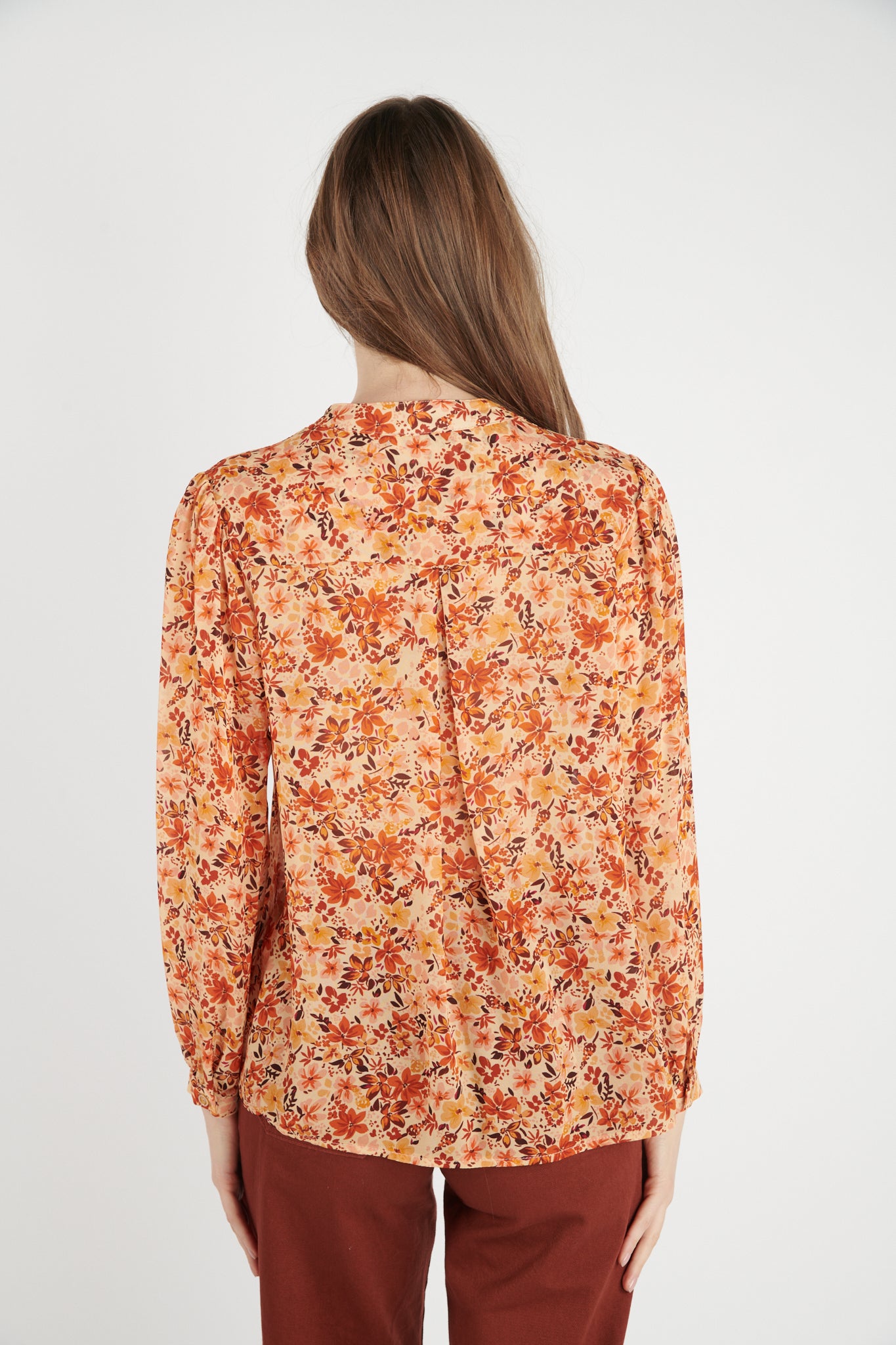 BLOUSE DIONA IMPRIMÉ SAFRAN FLEUR