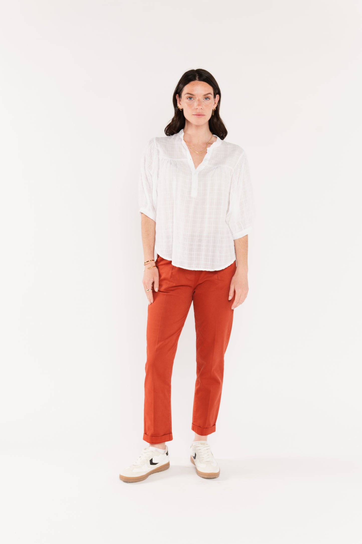 CHINO 7/8ÈME ELIOTT PAPRIKA