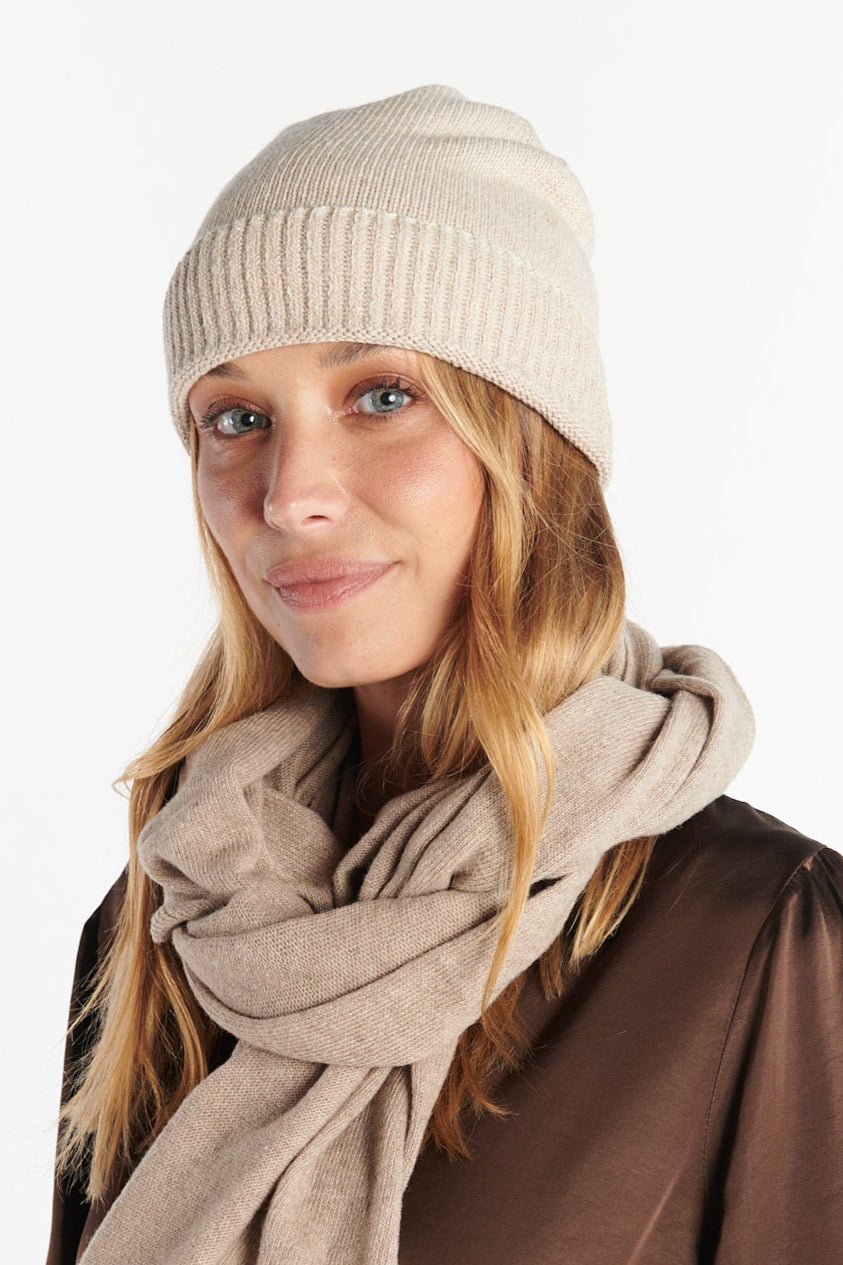 BONNET CACHEMIRE DAE TAUPE