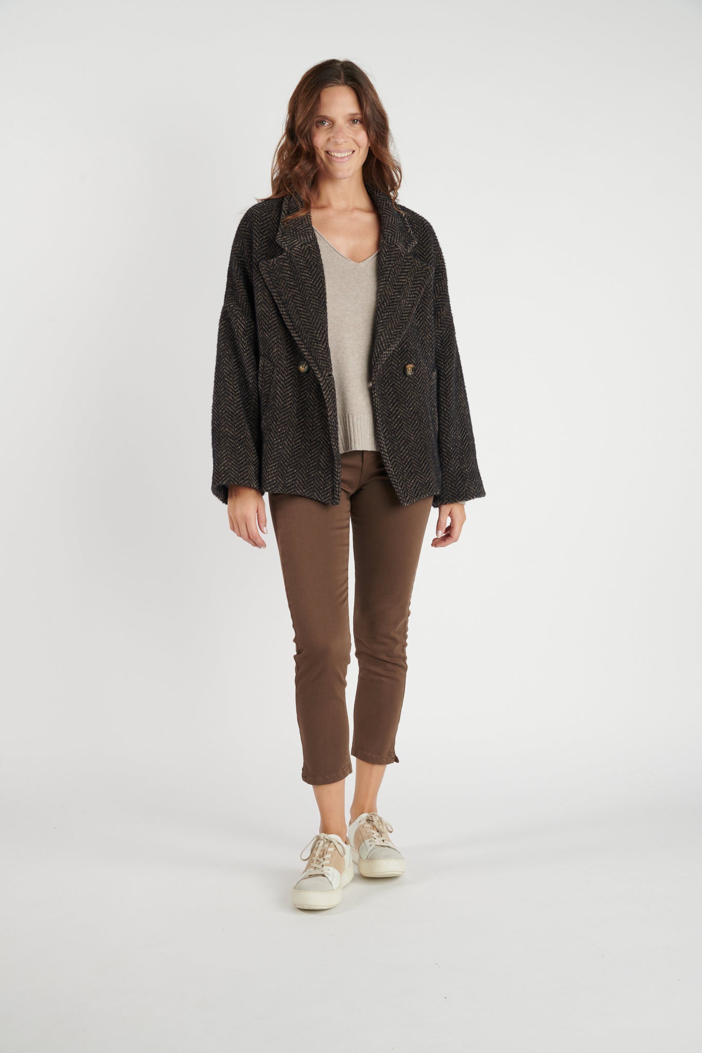 CABAN COURT BAPTISTINE CHOCO