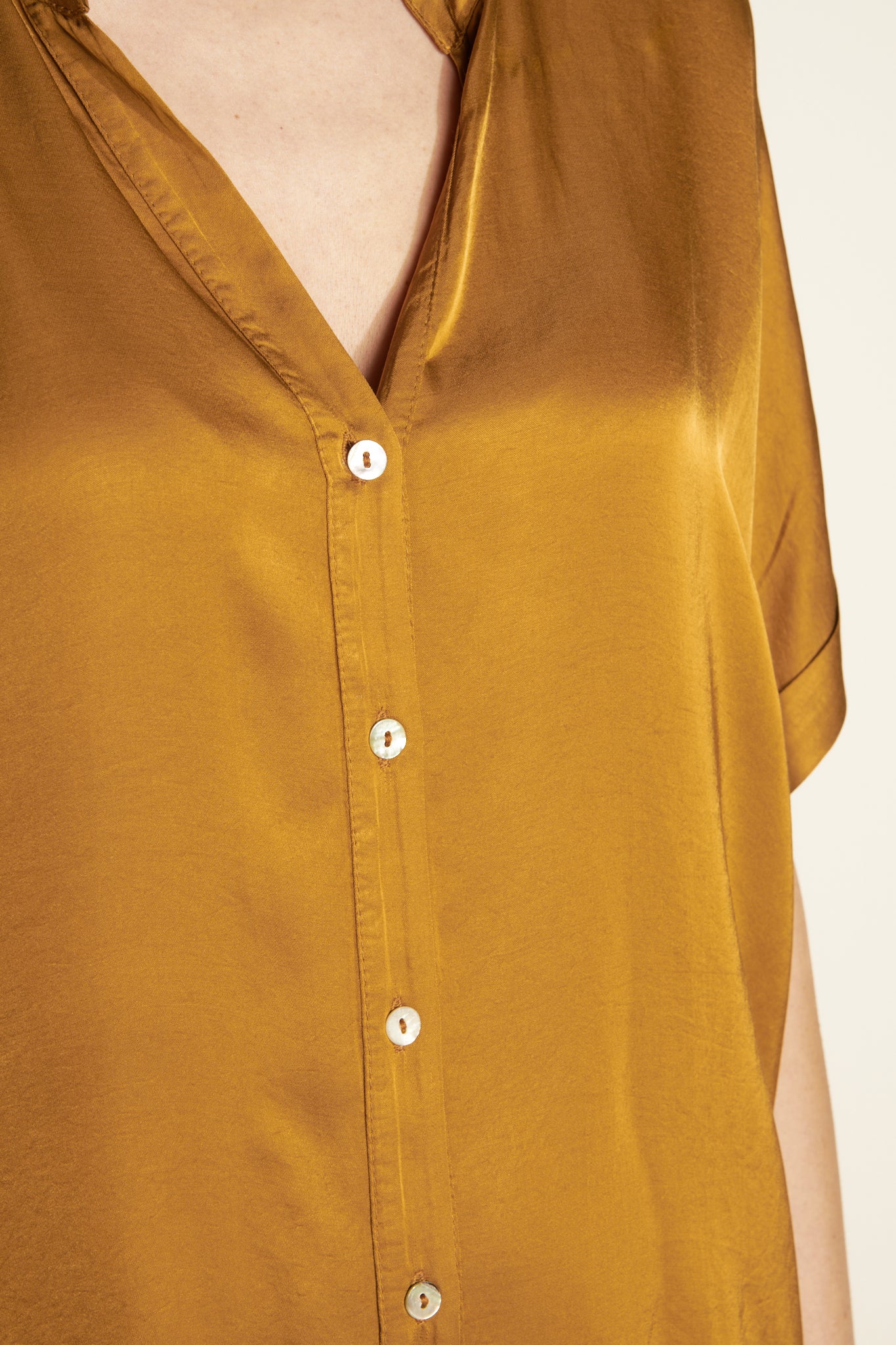 OVER SLIKY SHIRT (FA662C05Q) - AMBER