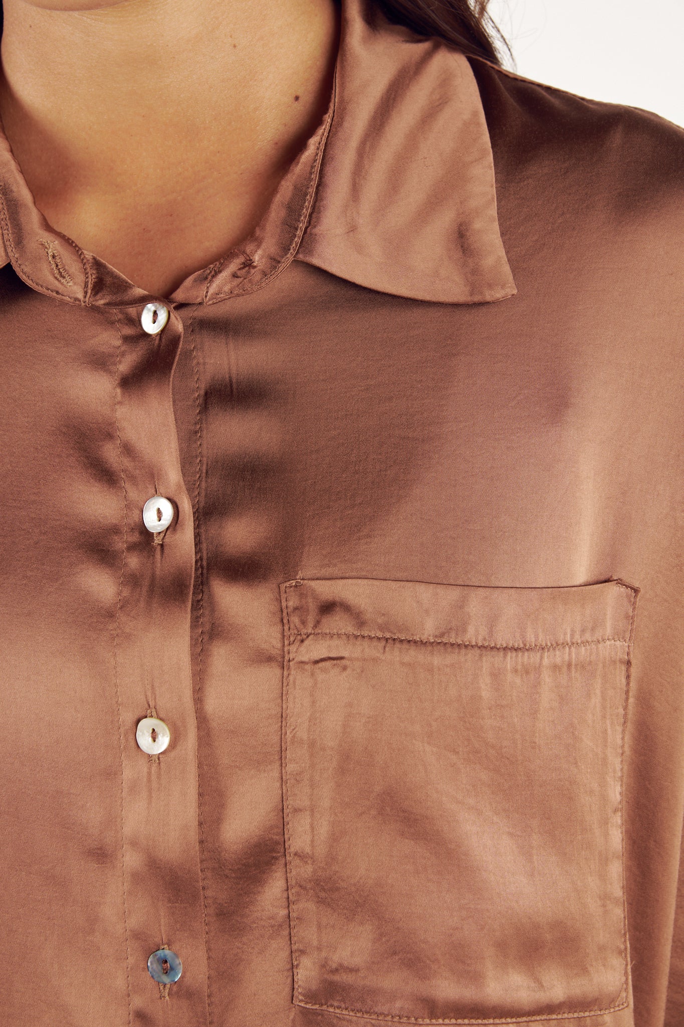 CHEMISE COURTE CALLIOPE CAPPUCCINO