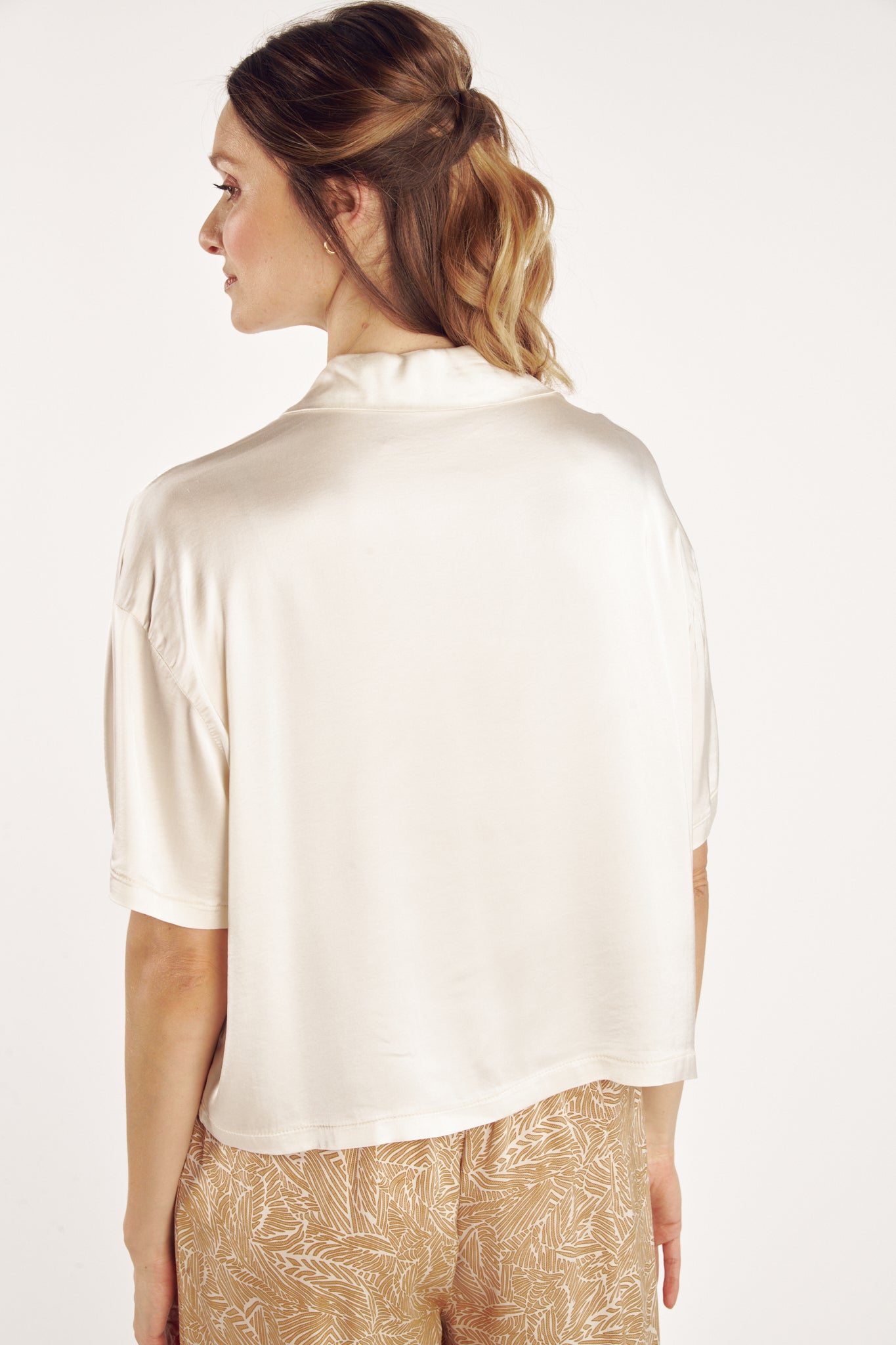 CHEMISE COURTE CALLIOPE NATUREL