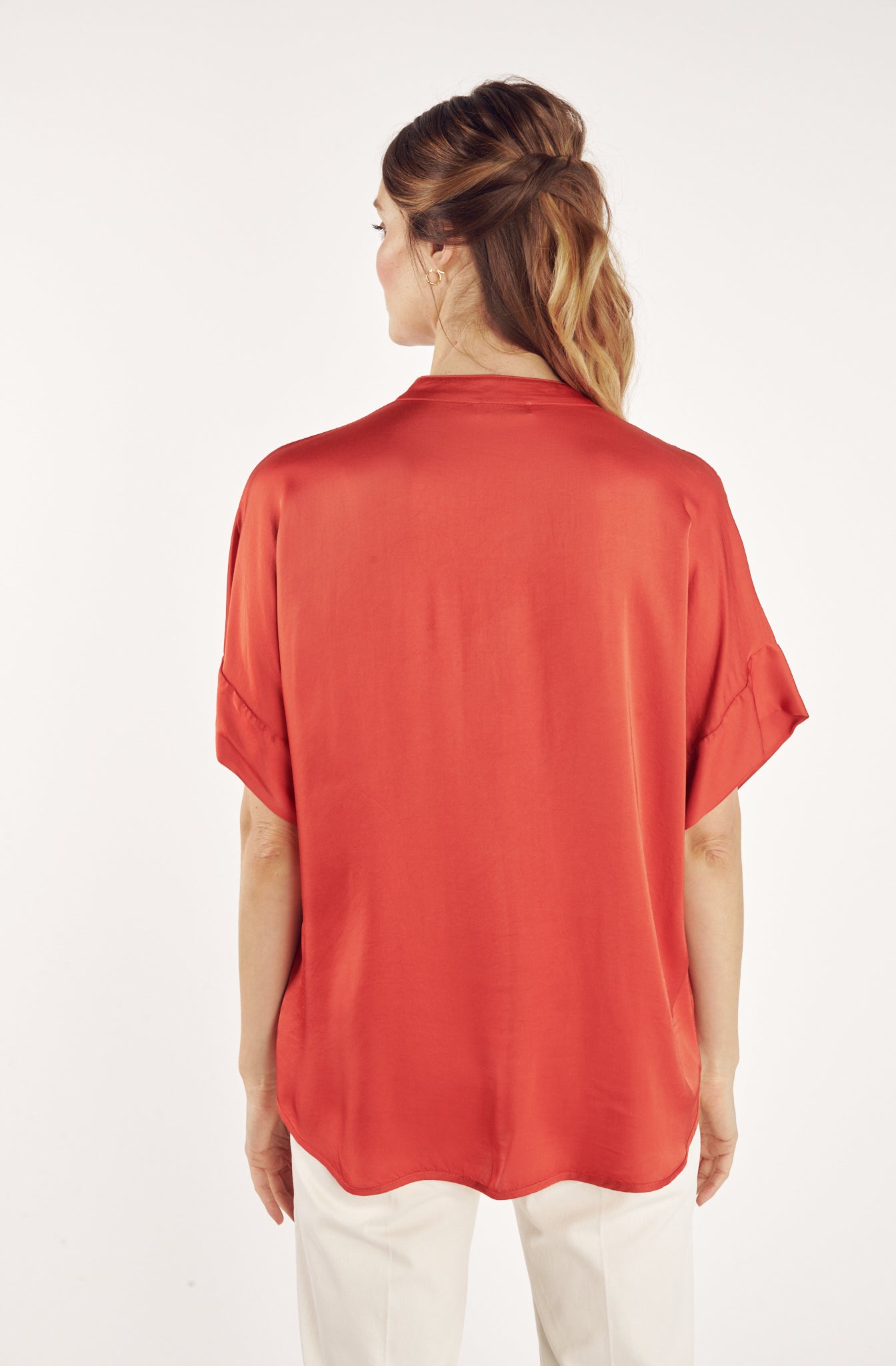 ALDA CORAL OVER SHIRT