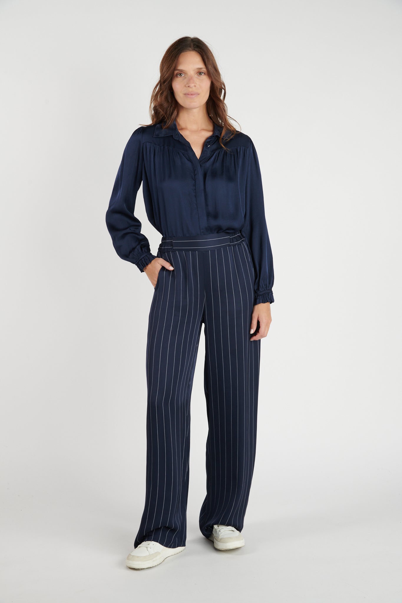 CHEMISE PEINTRE DANOA MARINE FONCE