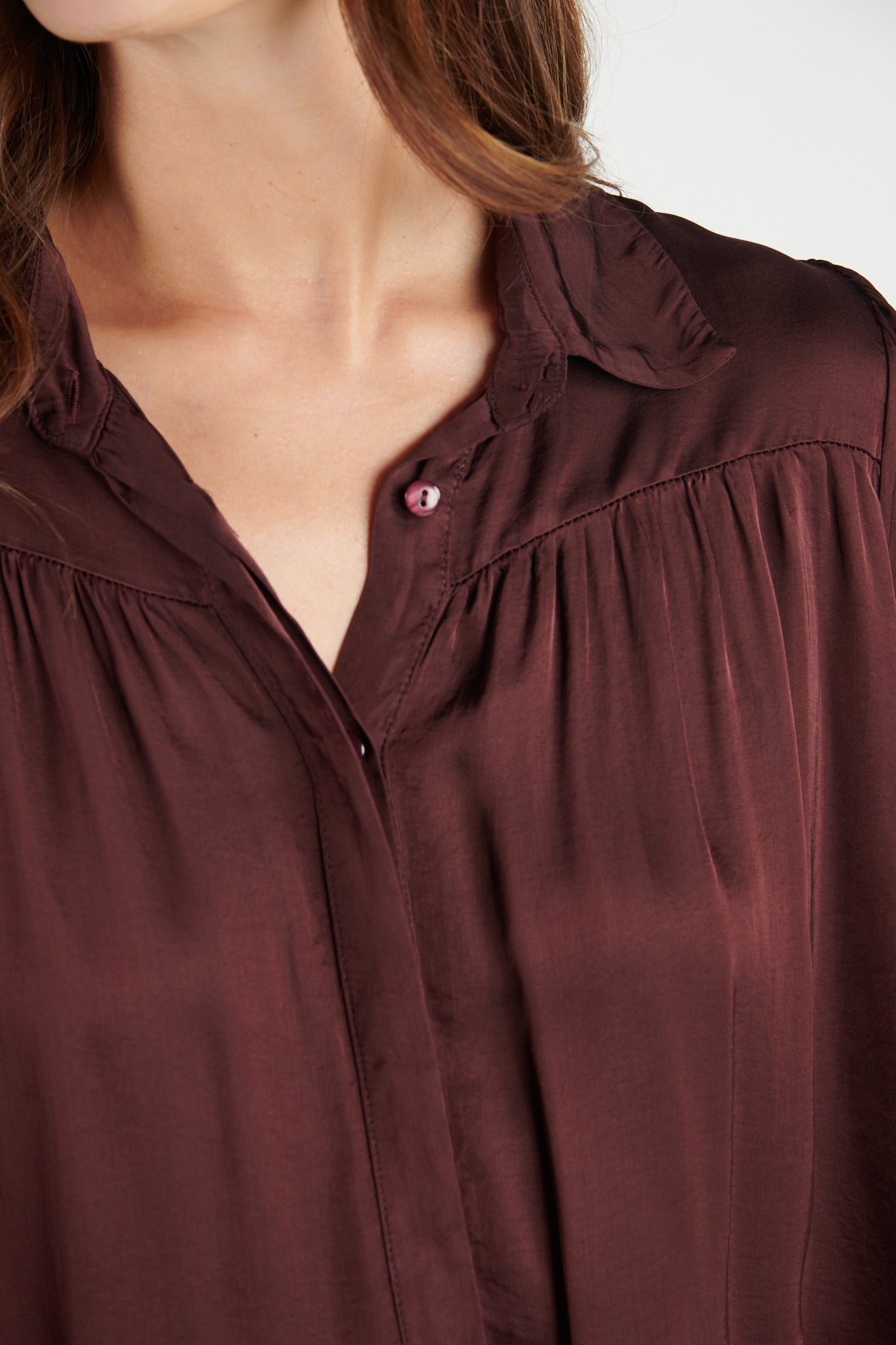 CHEMISE PEINTRE DANOA PRUNE