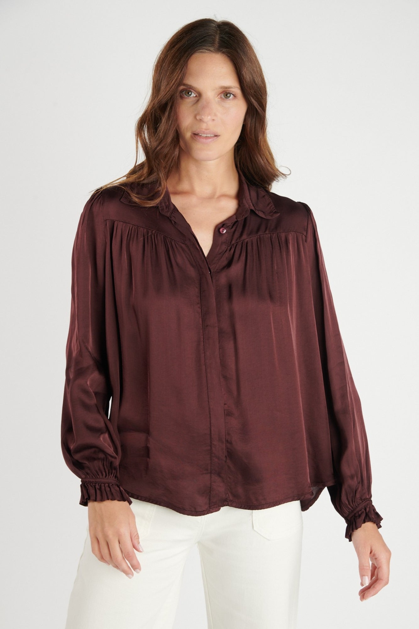 CHEMISE PEINTRE DANOA PRUNE