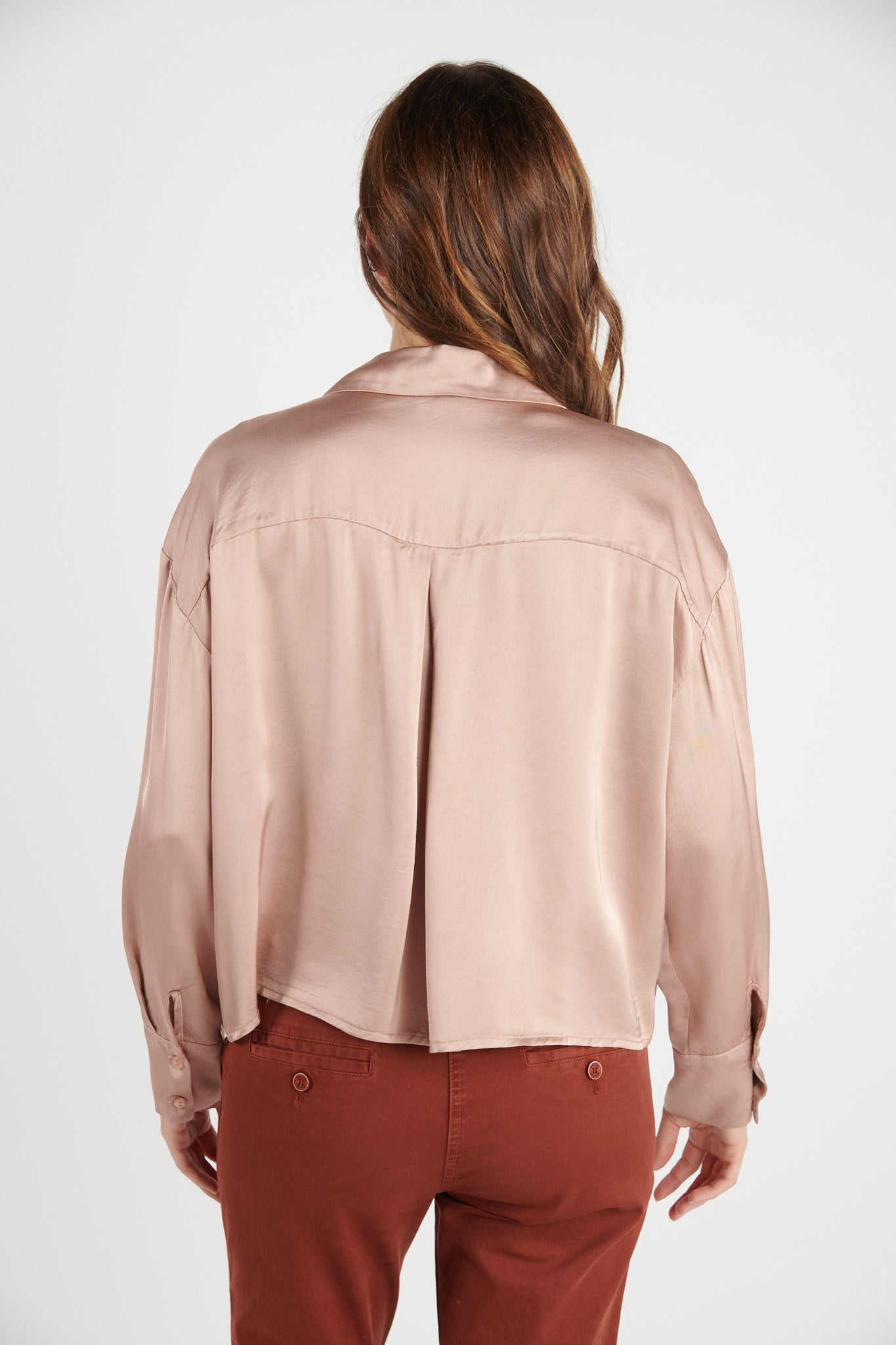 CHEMISE FLUIDE DALIA ROSE POUDRÉ