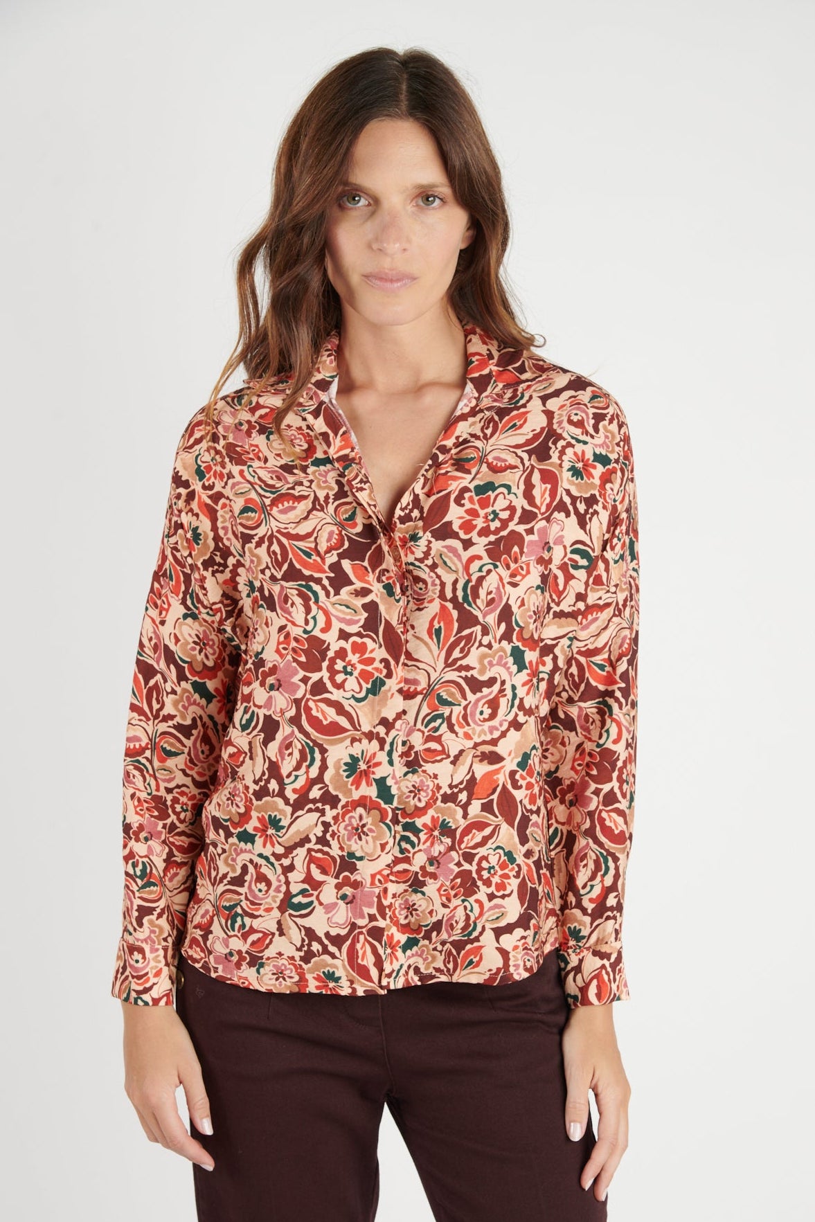CHEMISE DAKOTA IMPRIMÉ FLOWER PRUNE
