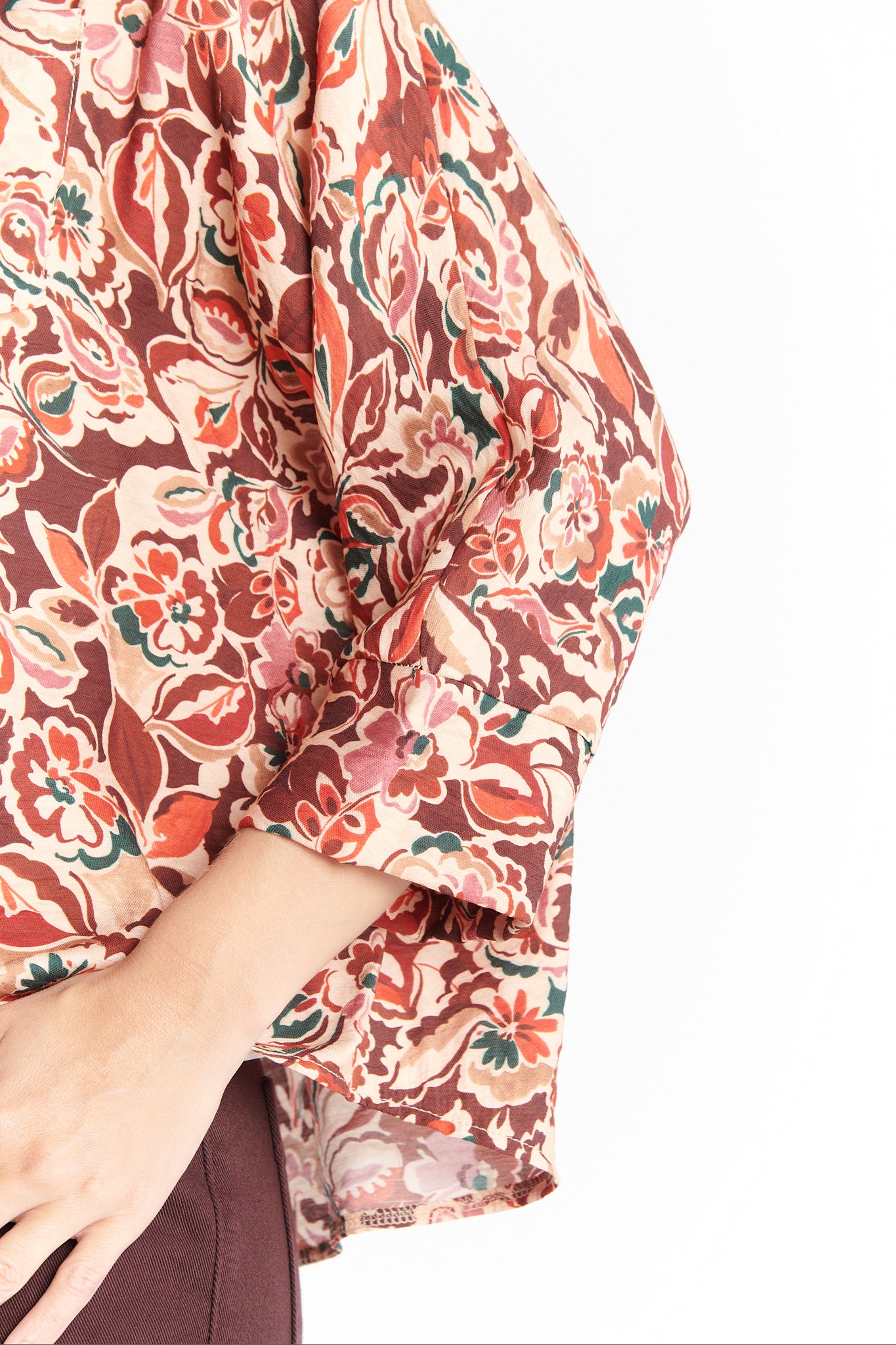 CHEMISE OVERSIZE IMPRIMÉ FLOWER PRUNE DÉLIA