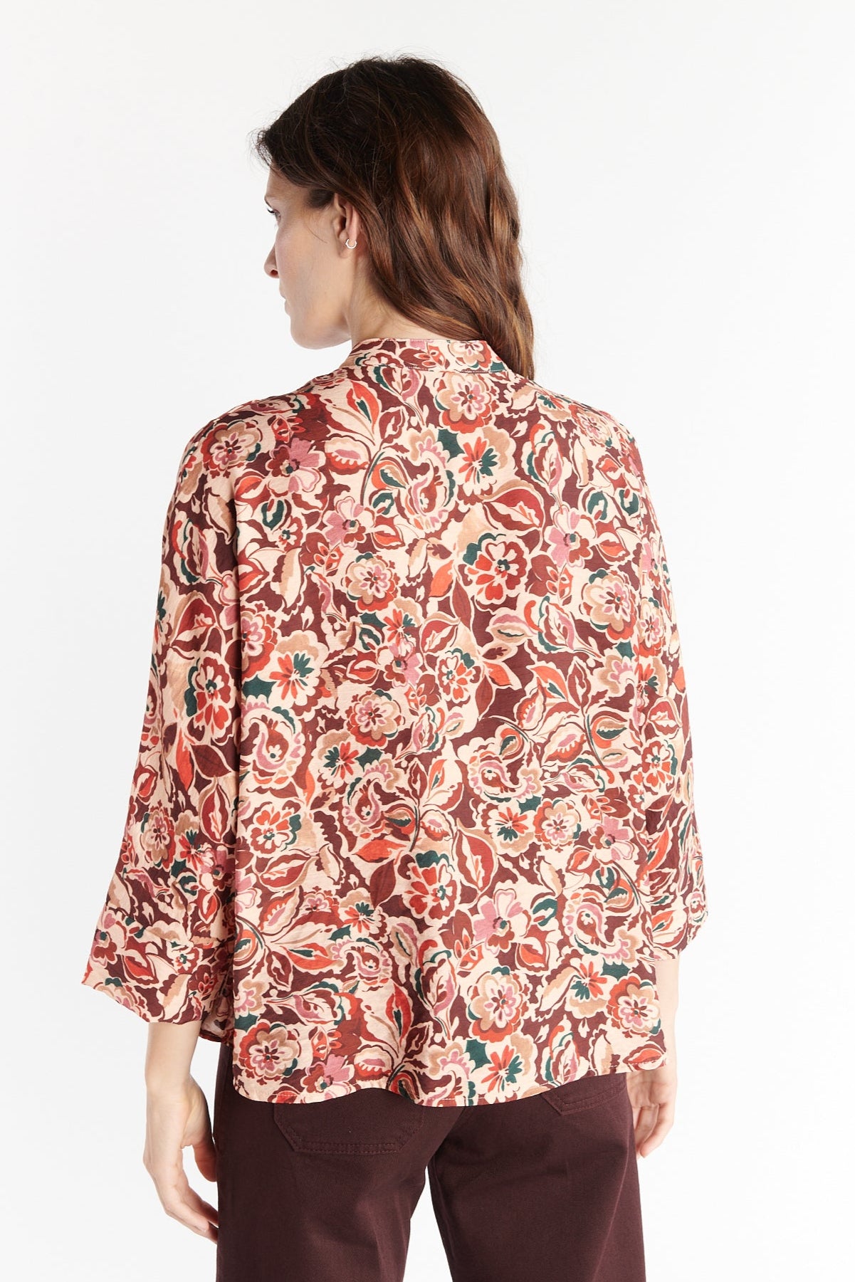 CHEMISE OVERSIZE IMPRIMÉ FLOWER PRUNE DÉLIA