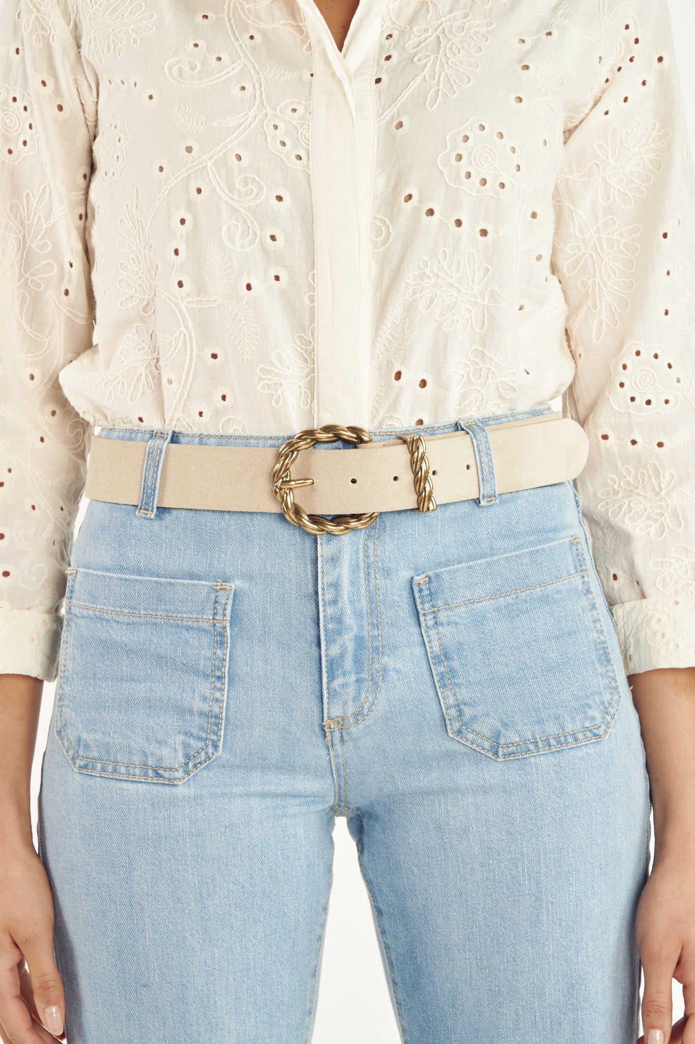 CEINTURE DAIM BAYARD NATUREL