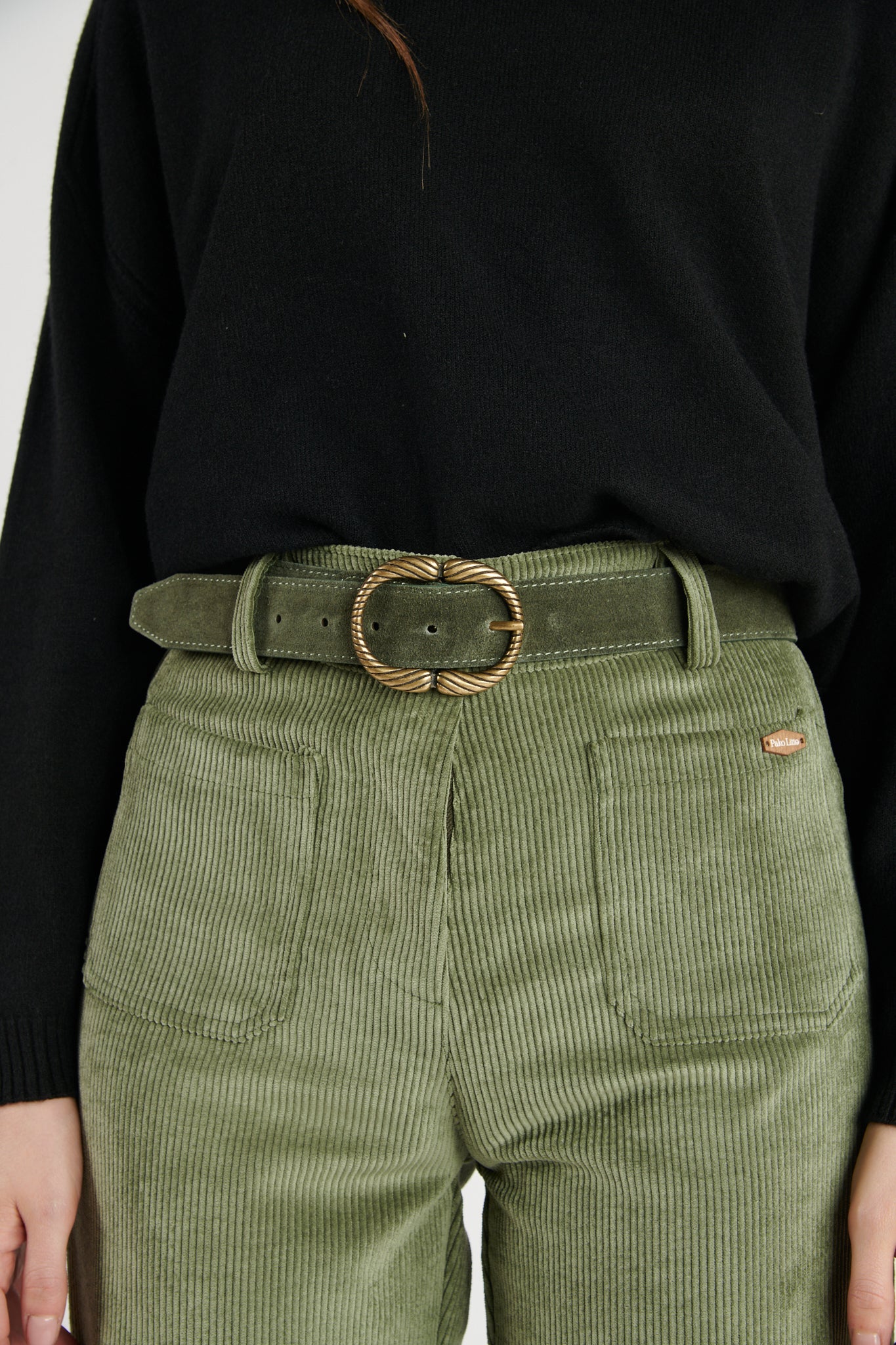 CEINTURE DAIM DORINE KAKI