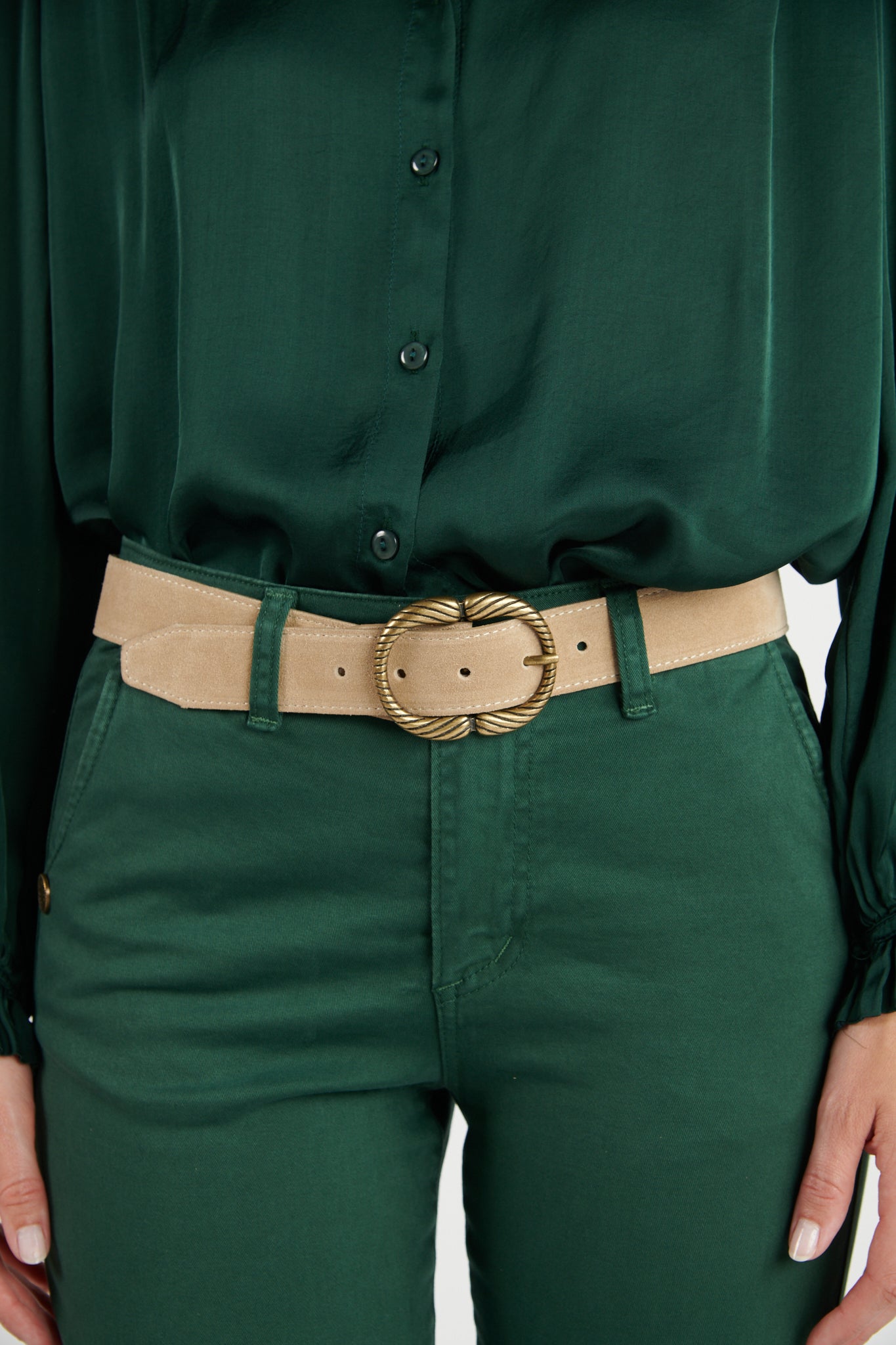 CEINTURE DAIM DORINE SABLE