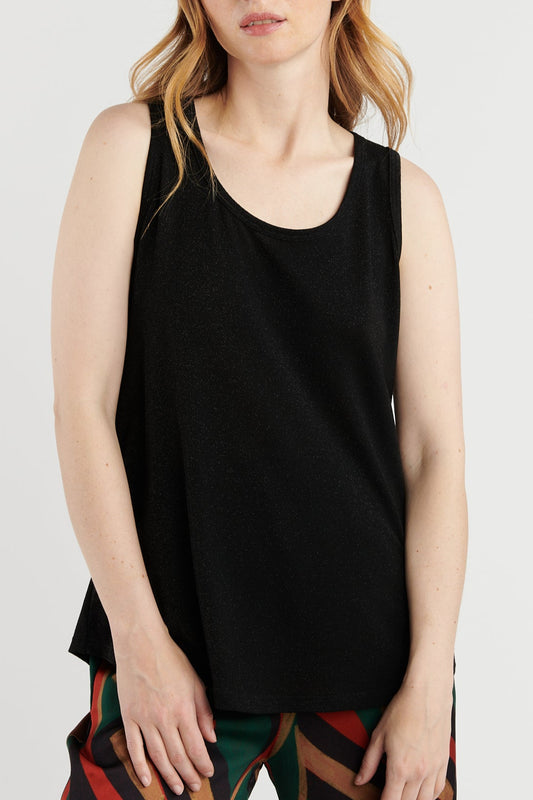 DÉBARDEUR PAILLETTE MILA NOIR