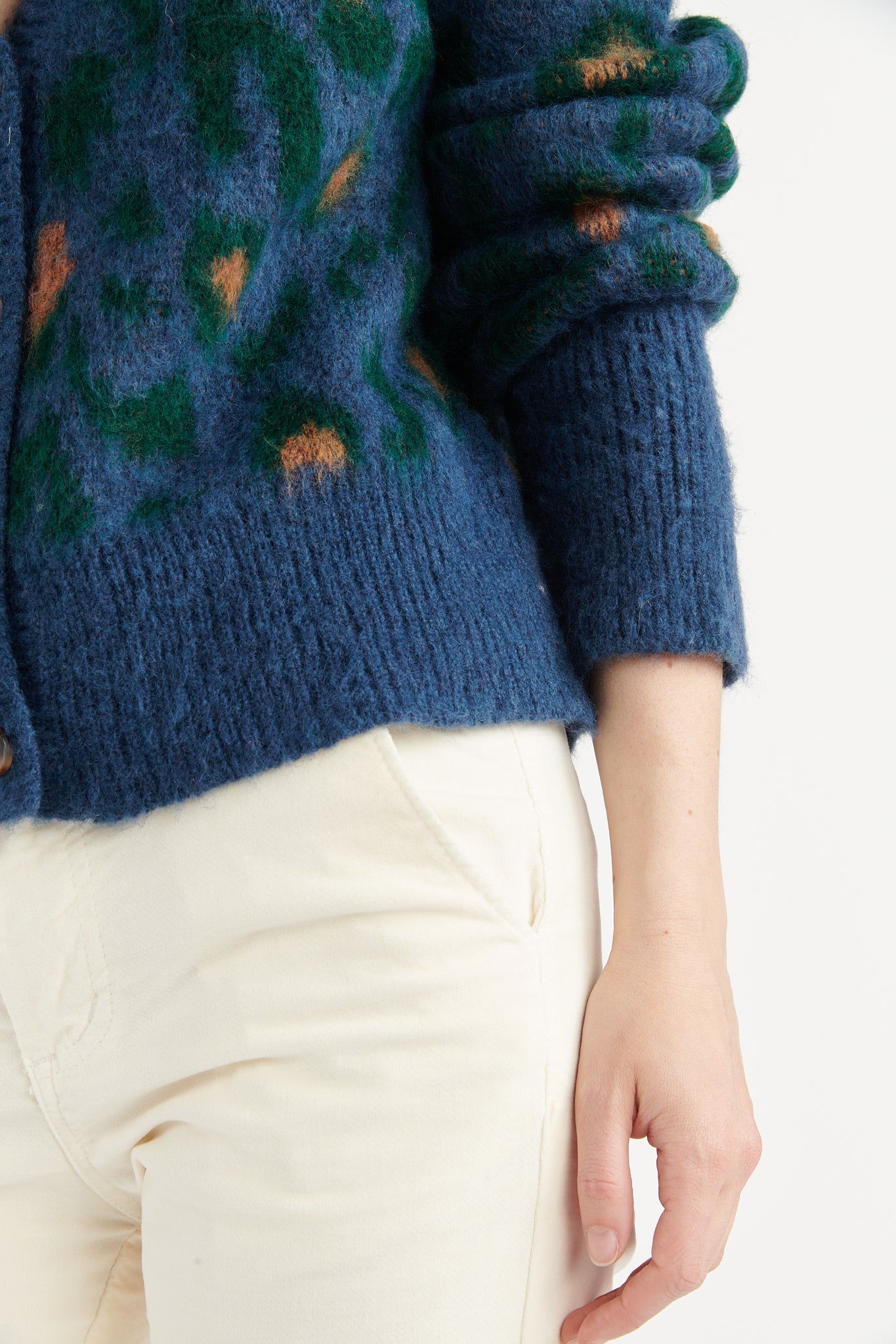 GILET LÉOPARD DENIM BERTRAND