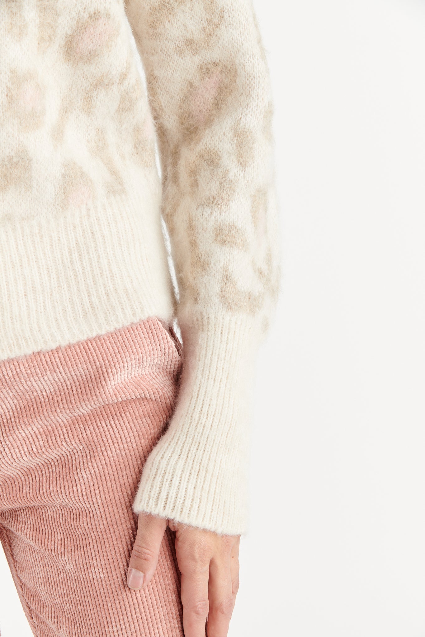 GILET LÉOPARD PASTEL BERTRAND