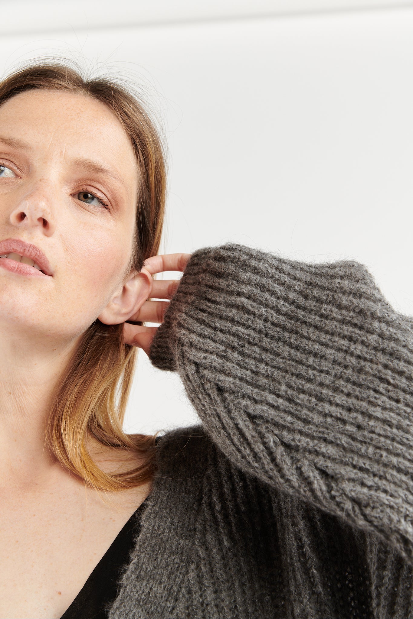 GILET AMPLE BERNARD CENDRE