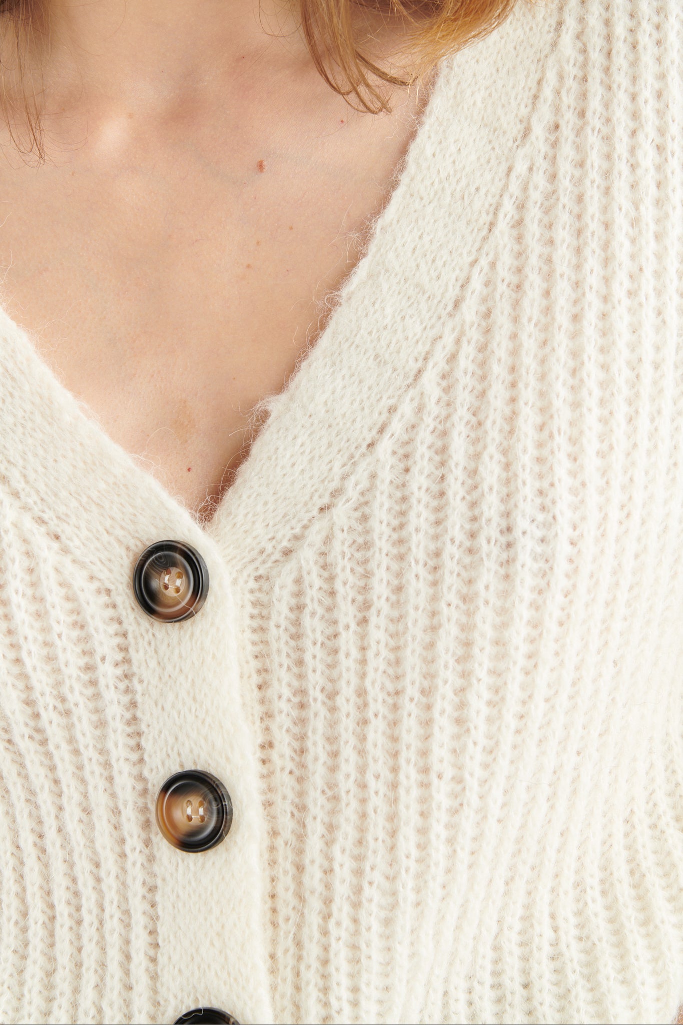 GILET AMPLE BERNARD NATUREL