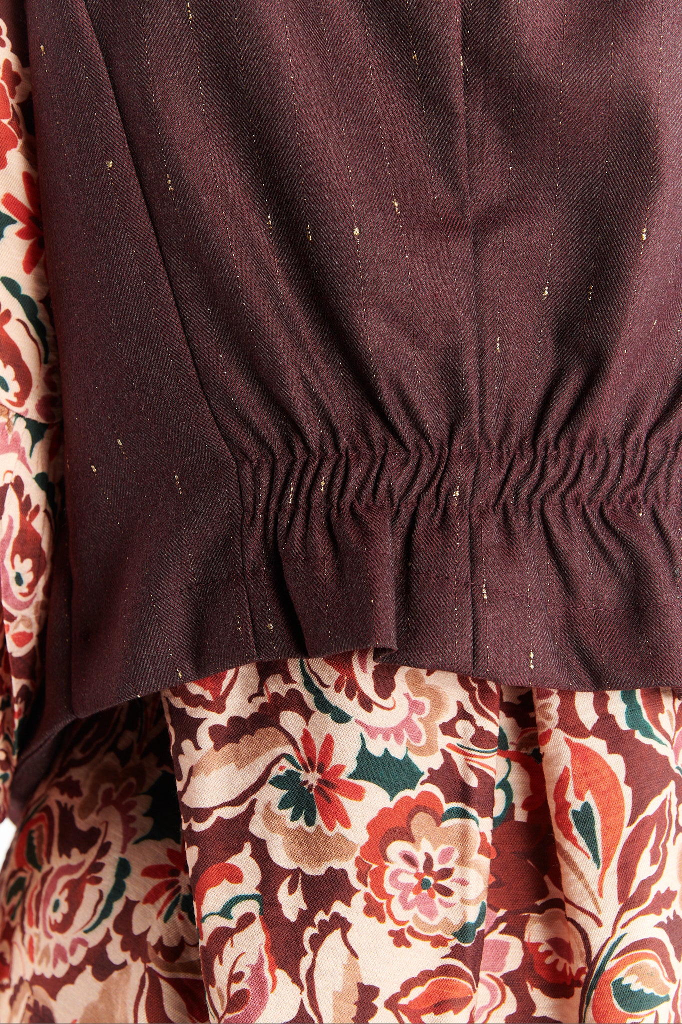 GILET BARMAN DAVID LUREX BORDEAUX