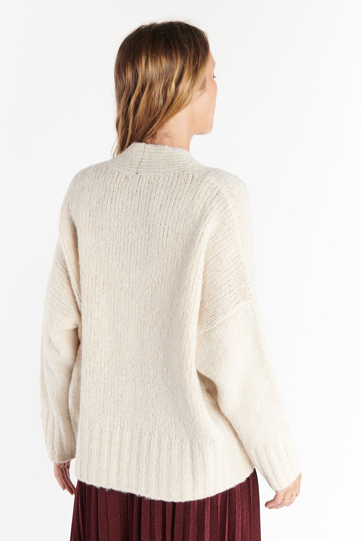 GILET MAILLE DANATO NATUREL
