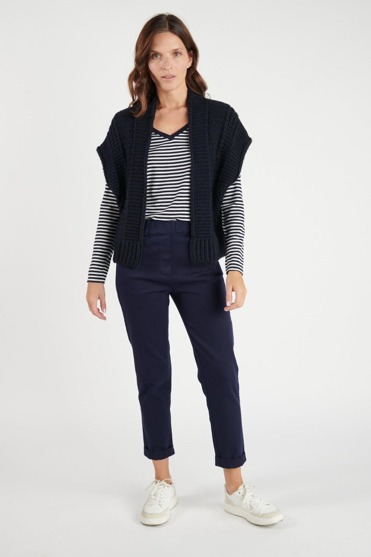 GILET BERNADETTE MARINE