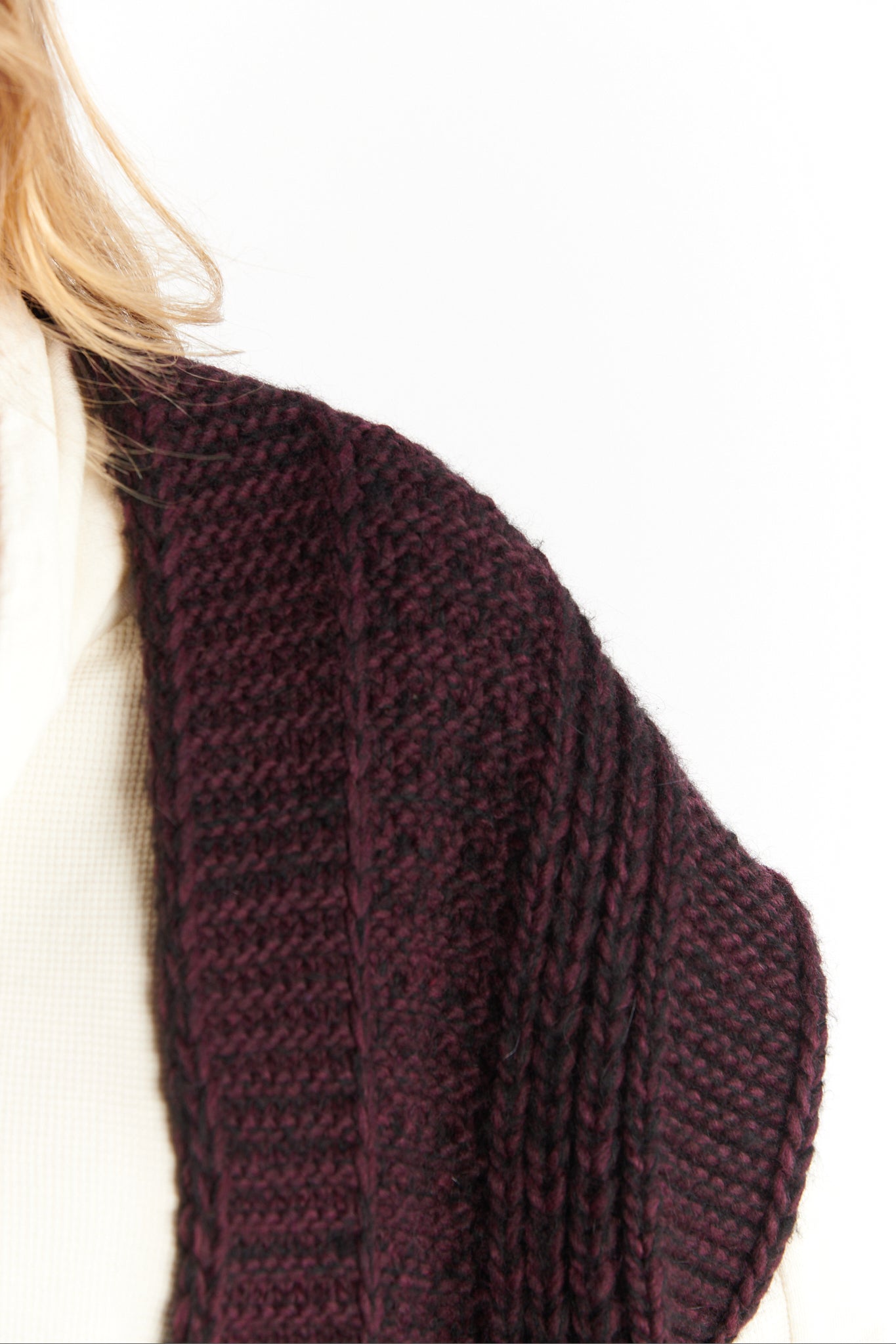 GILET BERNADETTE PRUNE