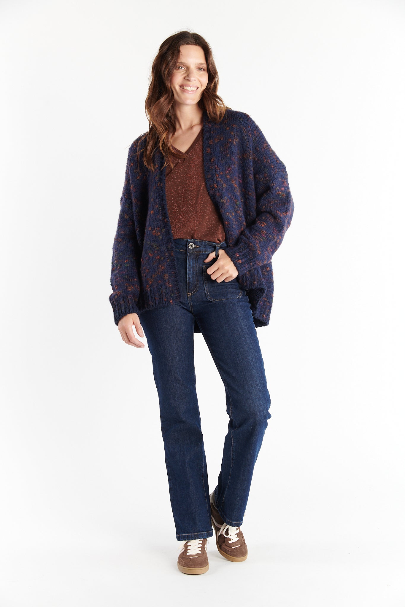 GILET DAY MULTICOLORE MARINE
