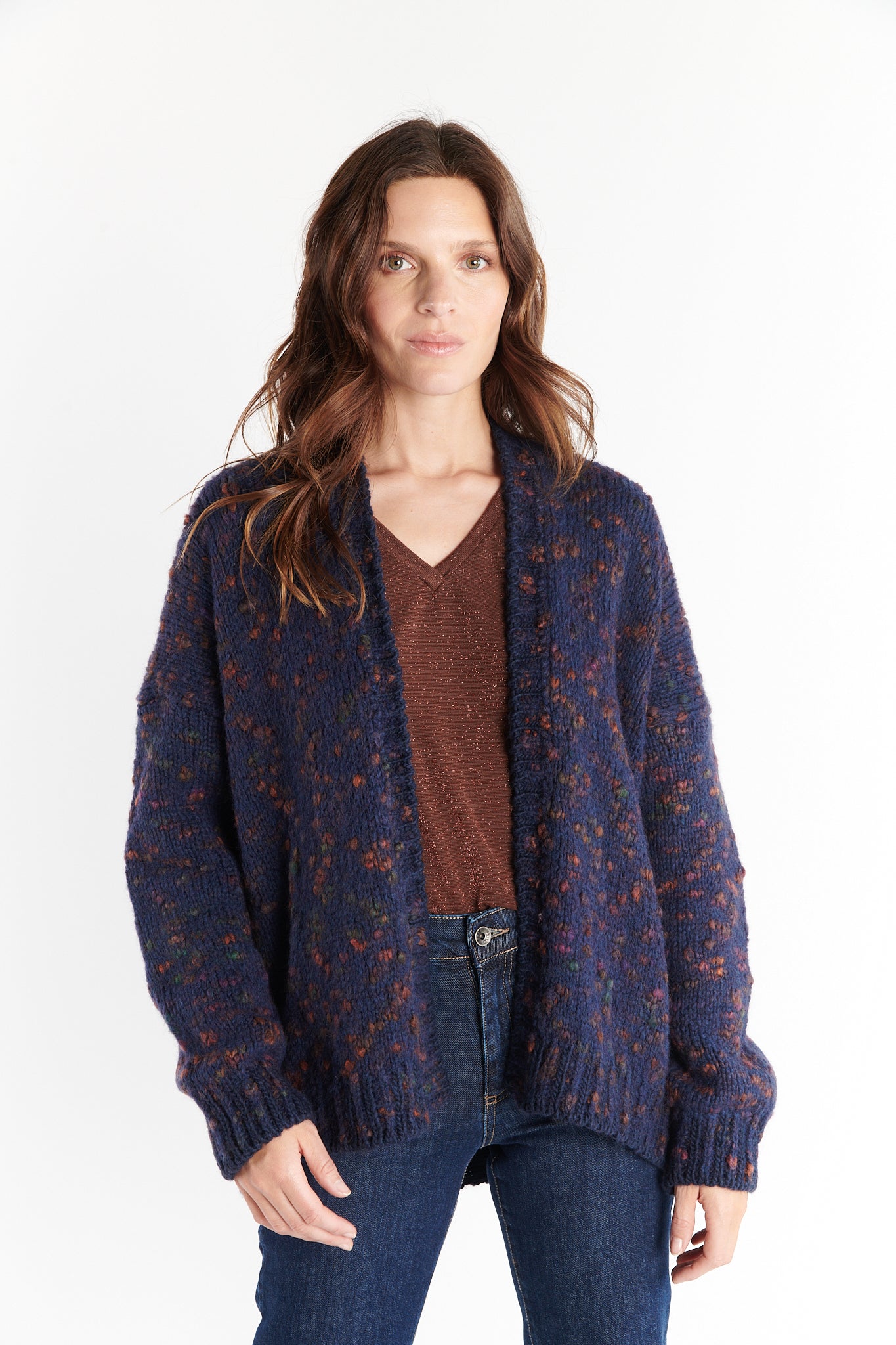 GILET DAY MULTICOLORE MARINE