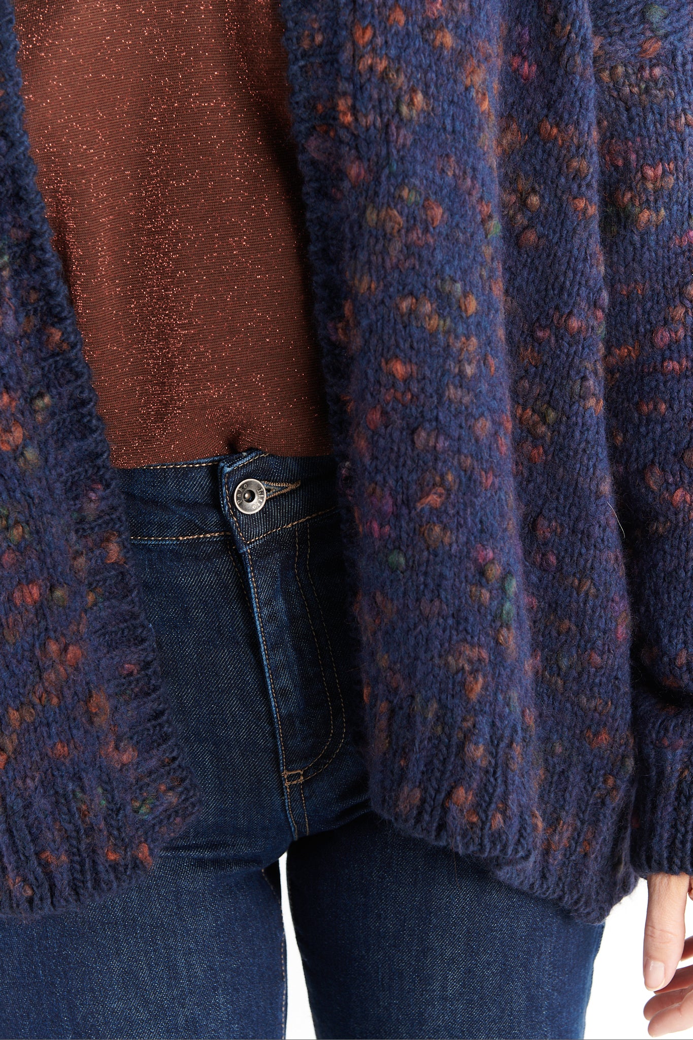 GILET DAY MULTICOLORE MARINE
